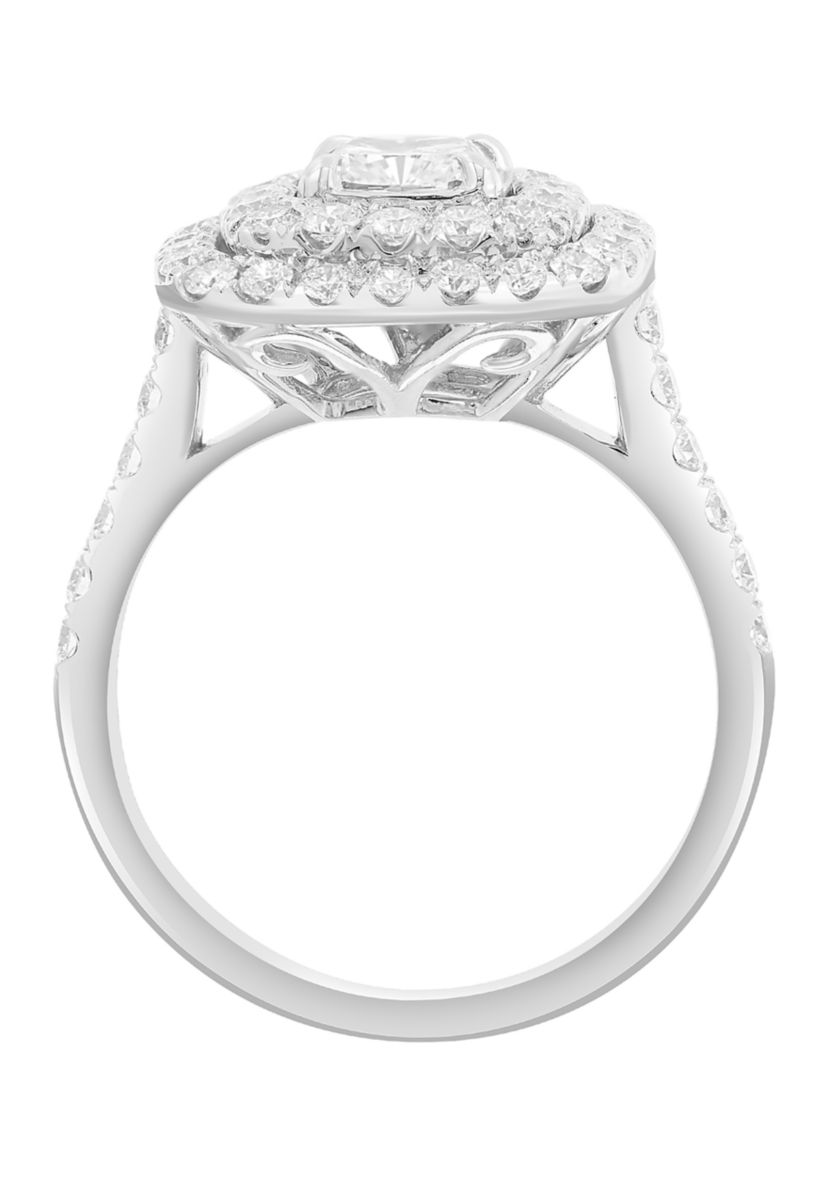 1.49 ct. t.w. Lab-Grown Diamond Ring in 14K White Gold 