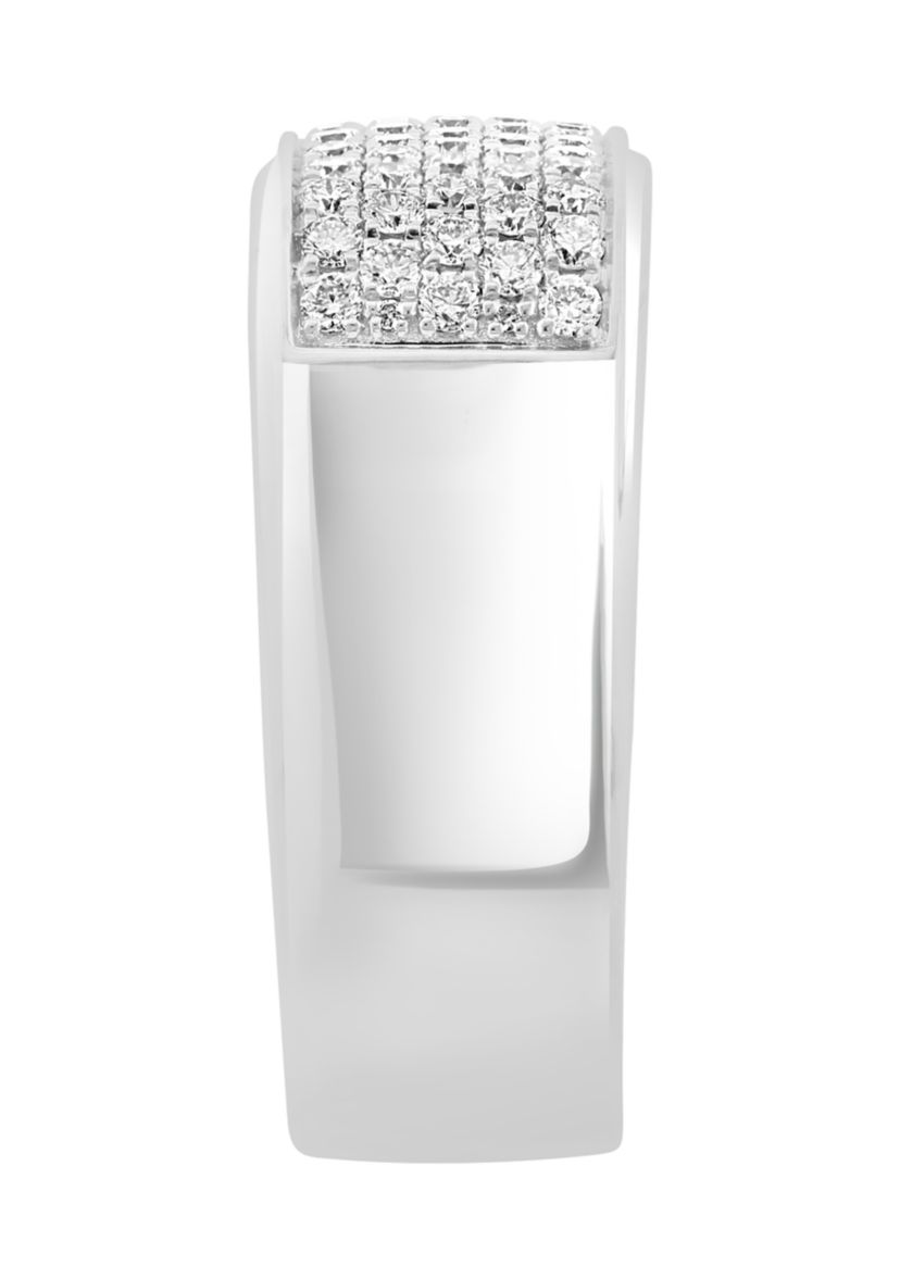  14K White Gold Lab Grown Diamond Ring
