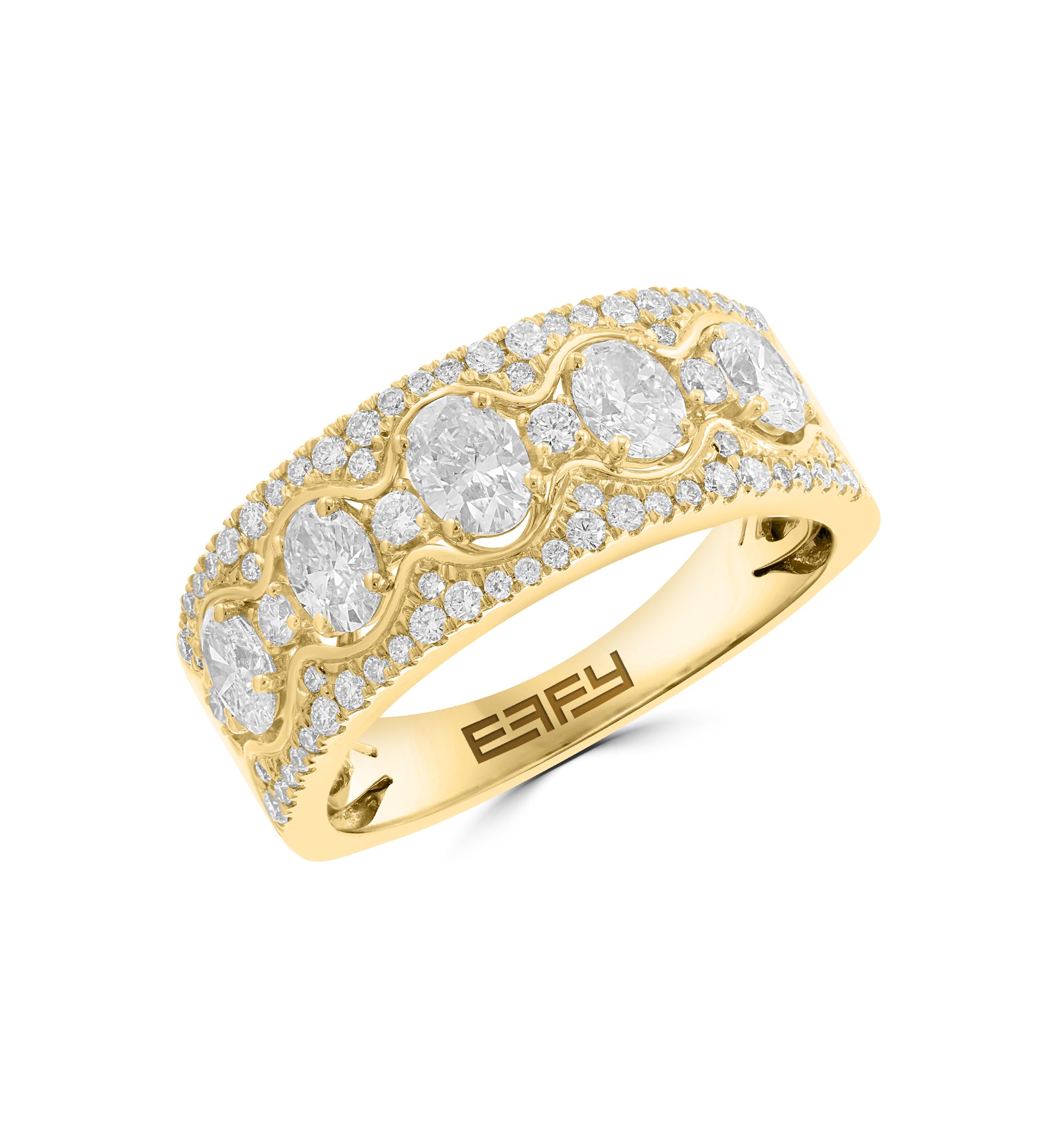 1.15 ct. t.w. Lab-Grown Diamond Ring in 14K Yellow Gold 