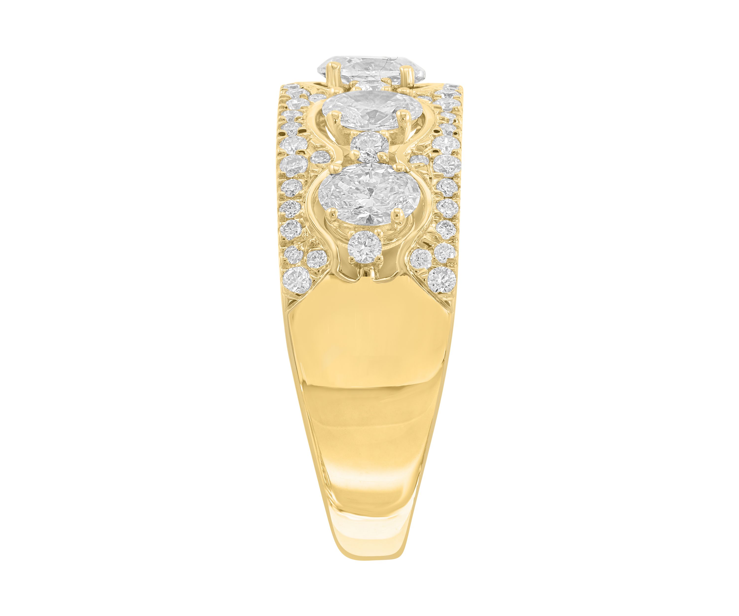 1.15 ct. t.w. Lab-Grown Diamond Ring in 14K Yellow Gold 