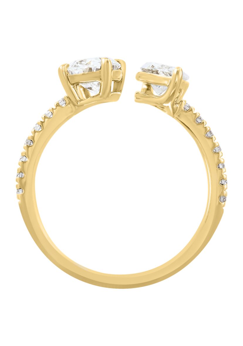 Lab Grown Diamond Ring in 14K Yellow Gold