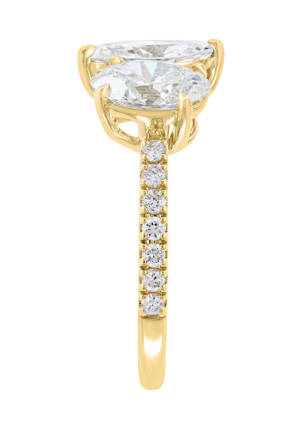 Lab Grown Diamond Ring in 14K Yellow Gold