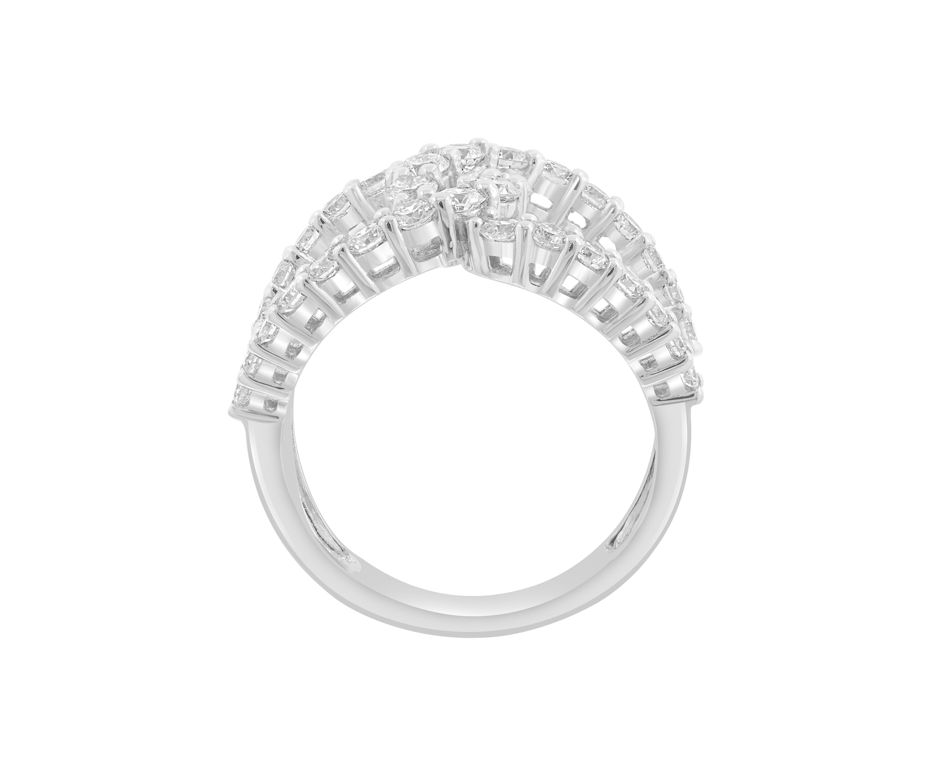 14K White Gold Lab Grown Diamond Ring 