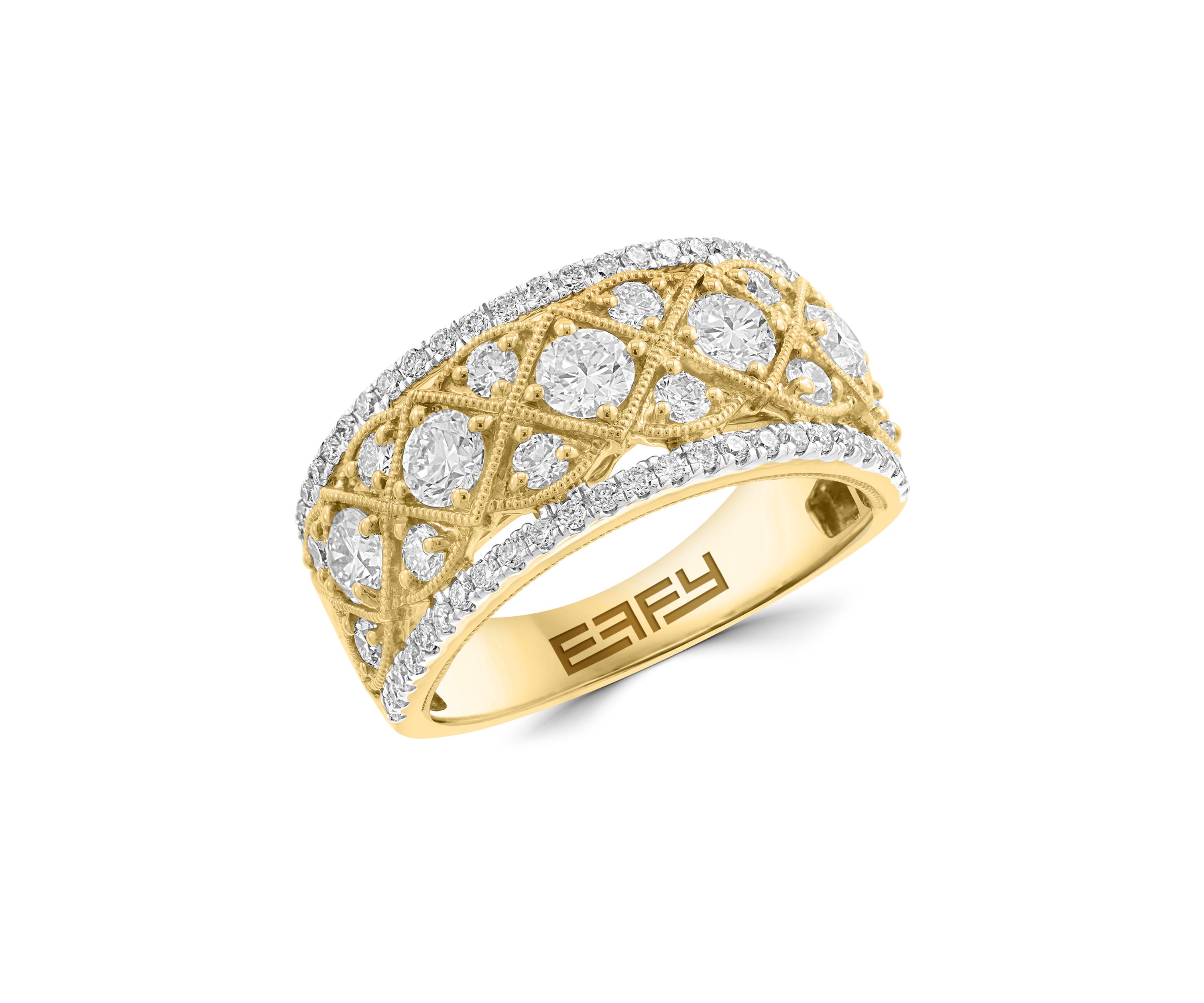 1.38 ct. t.w. Lab Grown Diamond Ring in 14K Yellow Gold