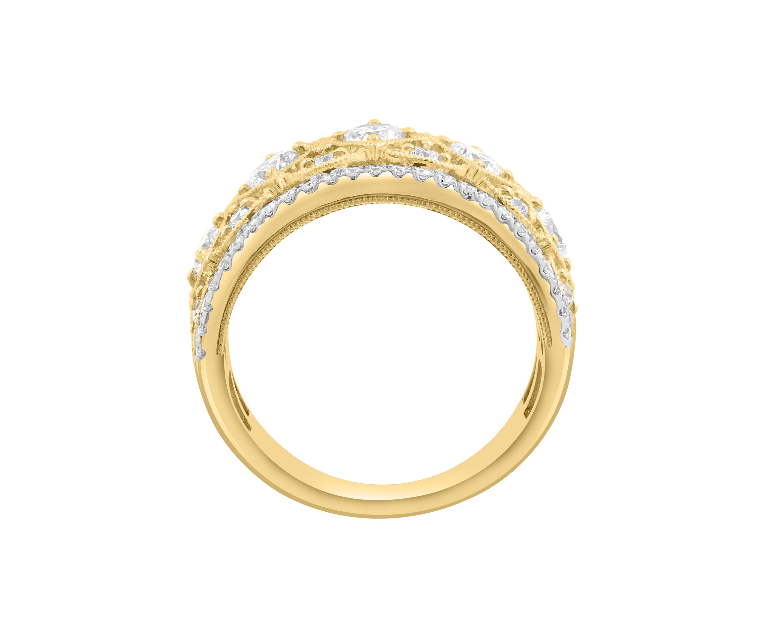1.38 ct. t.w. Lab Grown Diamond Ring in 14K Yellow Gold