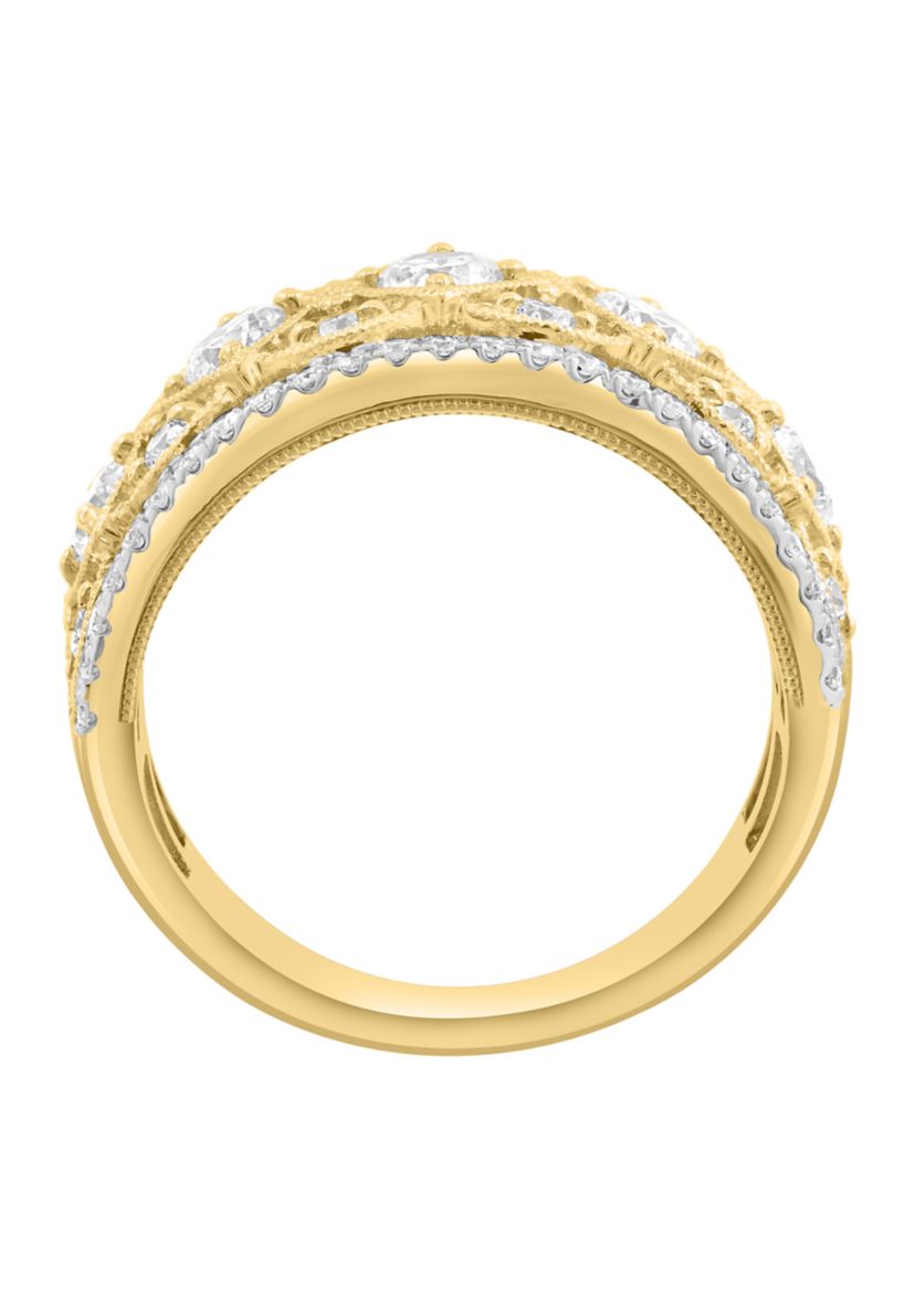 1.38 ct. t.w. Lab Grown Diamond Ring in 14K Yellow Gold