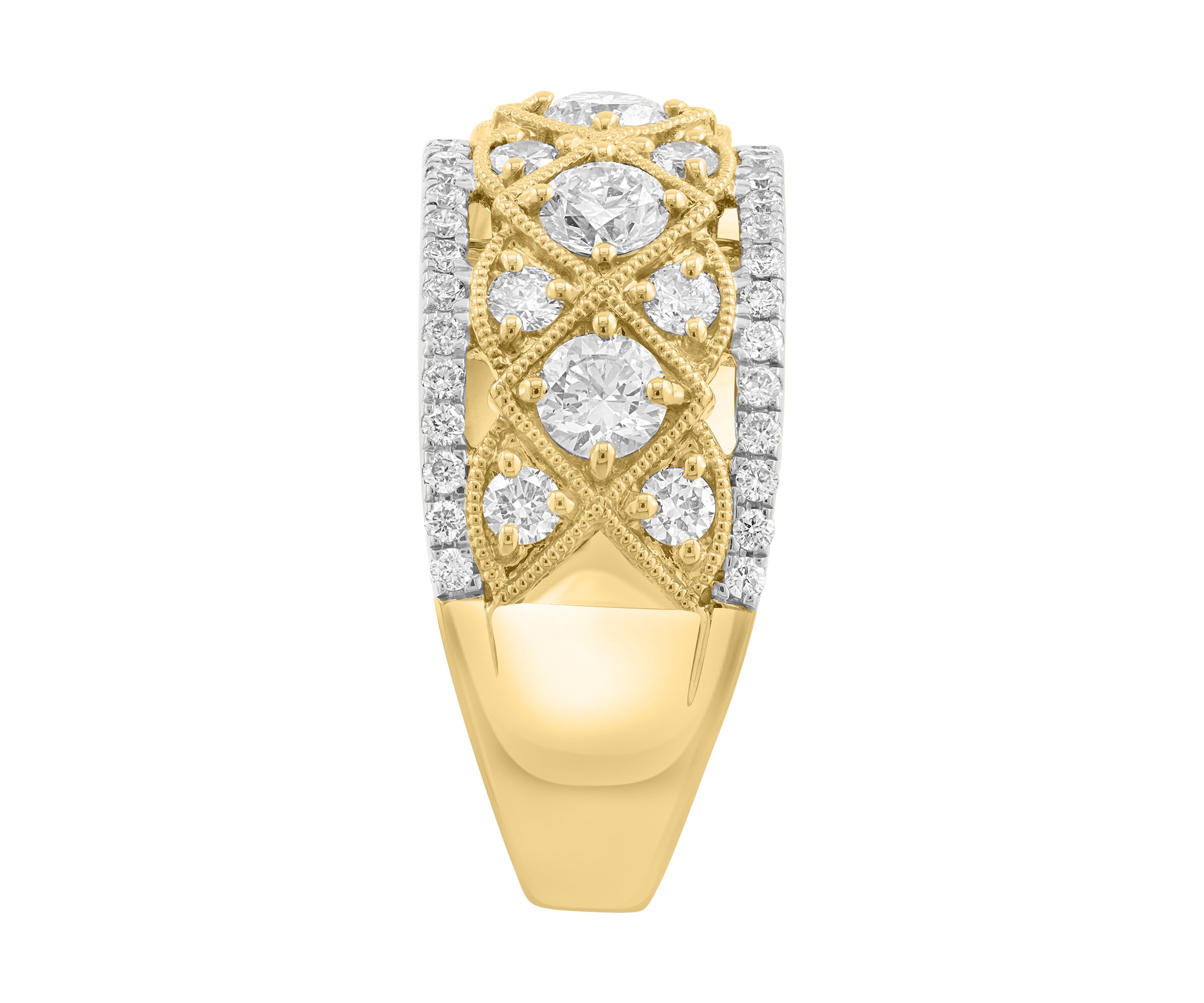 1.38 ct. t.w. Lab Grown Diamond Ring in 14K Yellow Gold