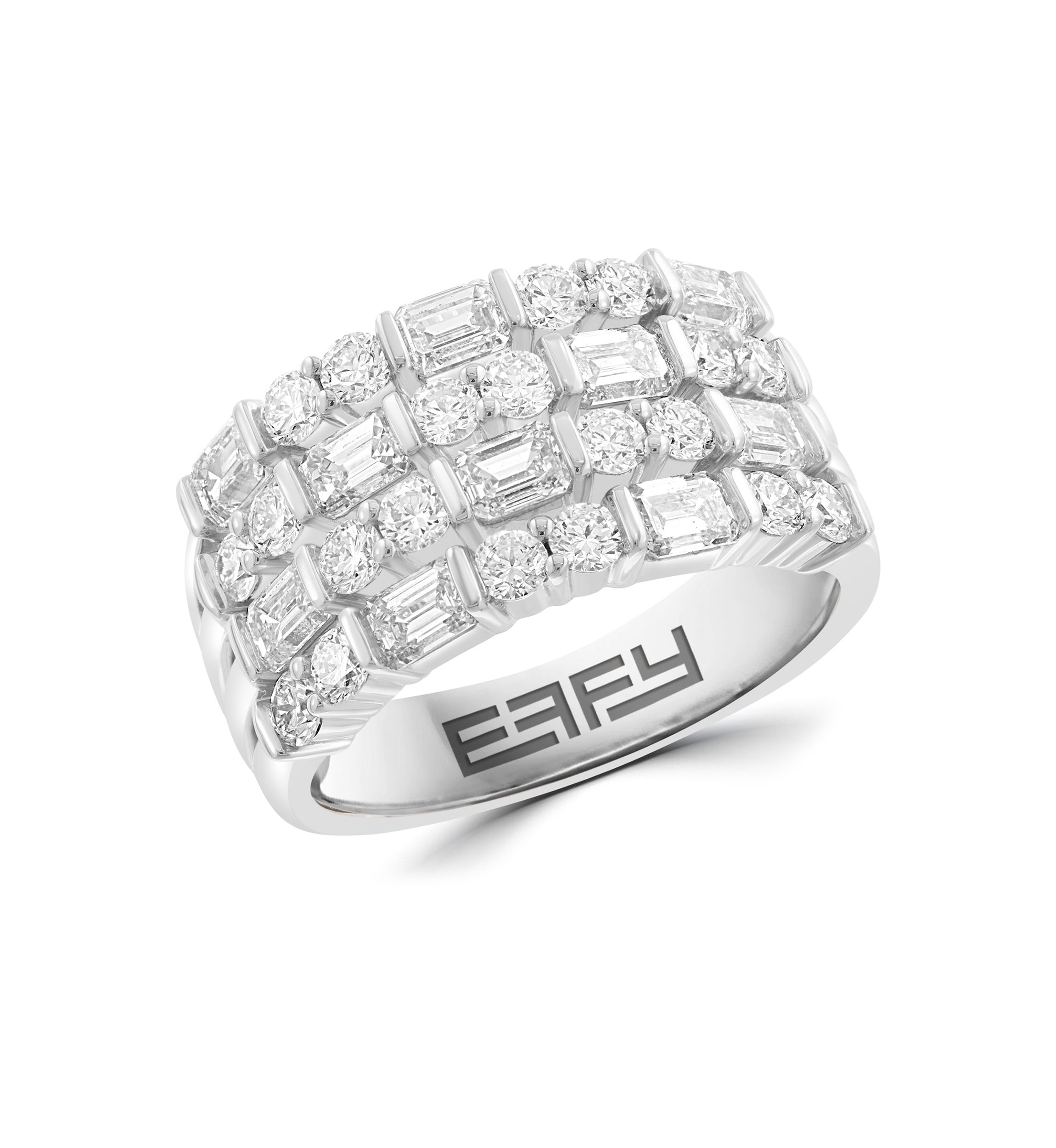14K White Gold Lab Grown Diamond Ring 