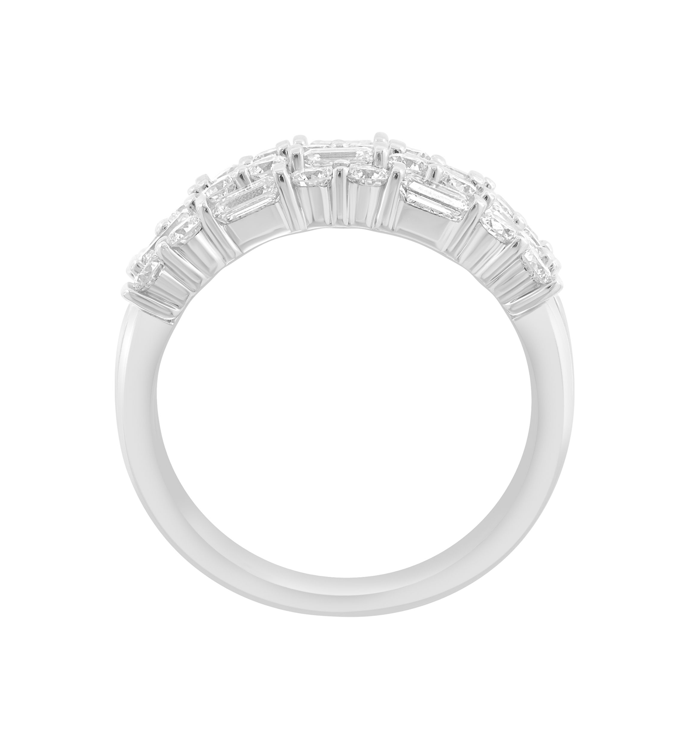 14K White Gold Lab Grown Diamond Ring 
