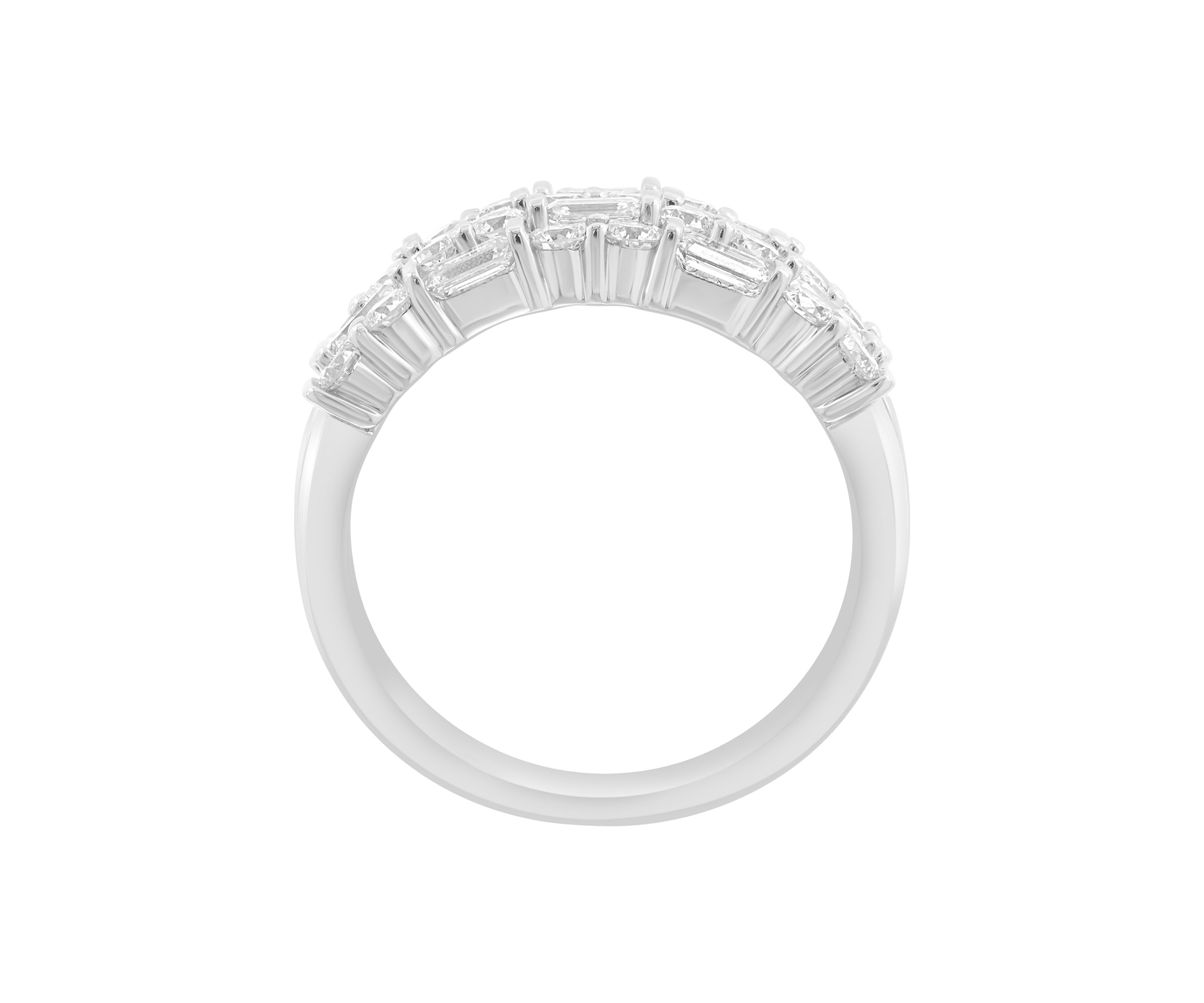 14K White Gold Lab Grown Diamond Ring 