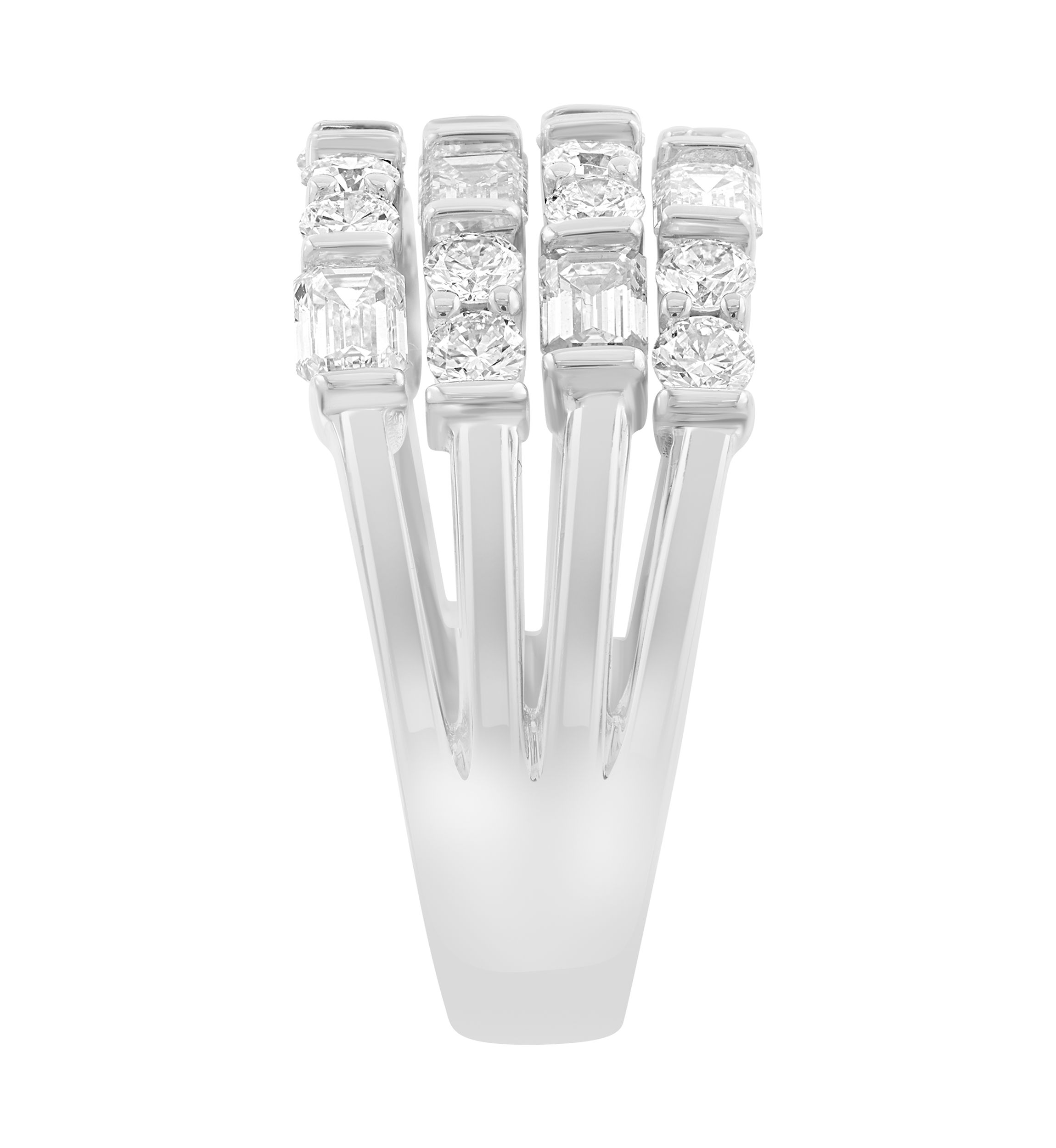 14K White Gold Lab Grown Diamond Ring 