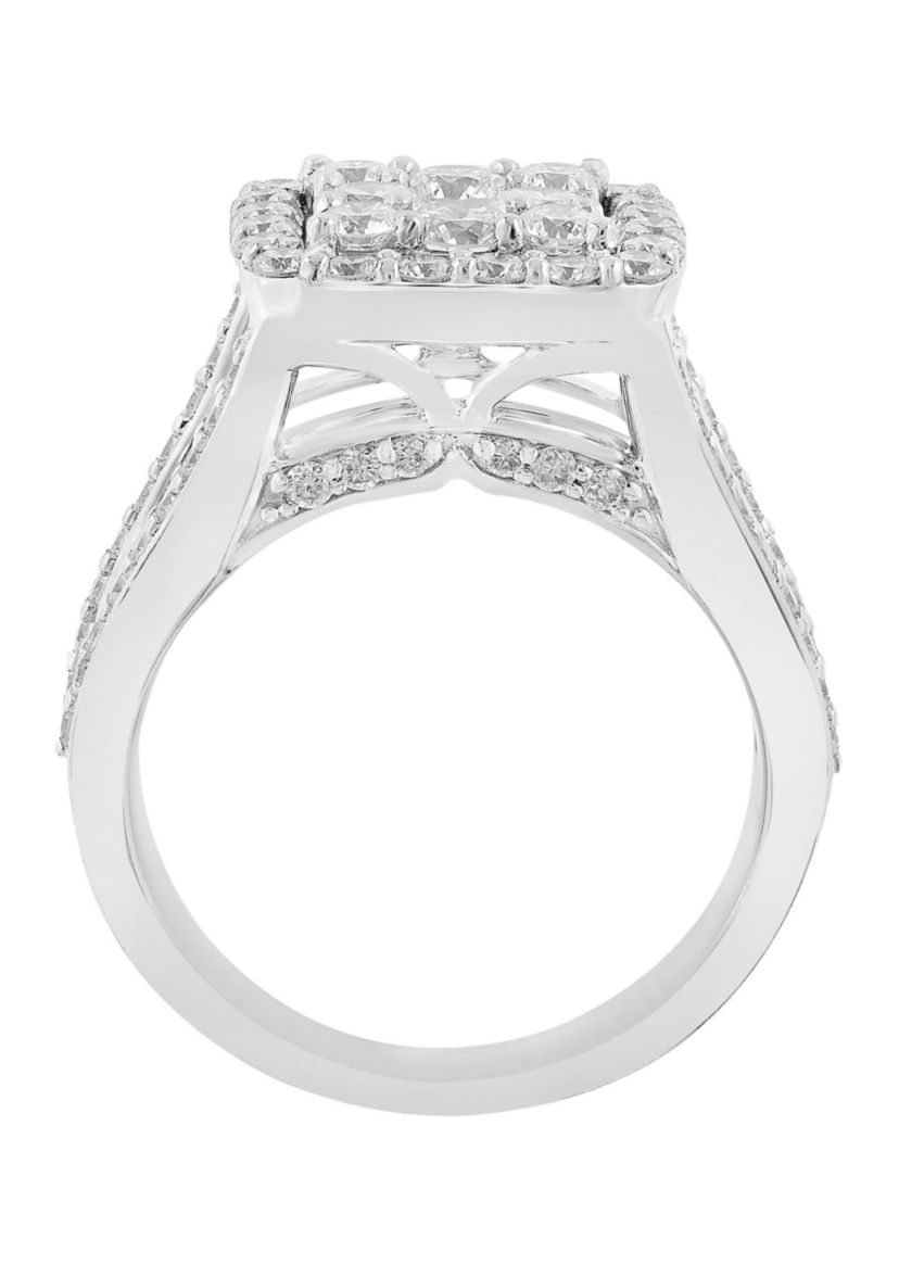 2.01 ct. t.w. Lab Grown Diamond Ring in 14K White Gold