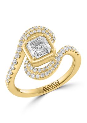 Effy 1.45 ct. t.w. Lab Grown Diamond Ring in 14K Yellow Gold, 7