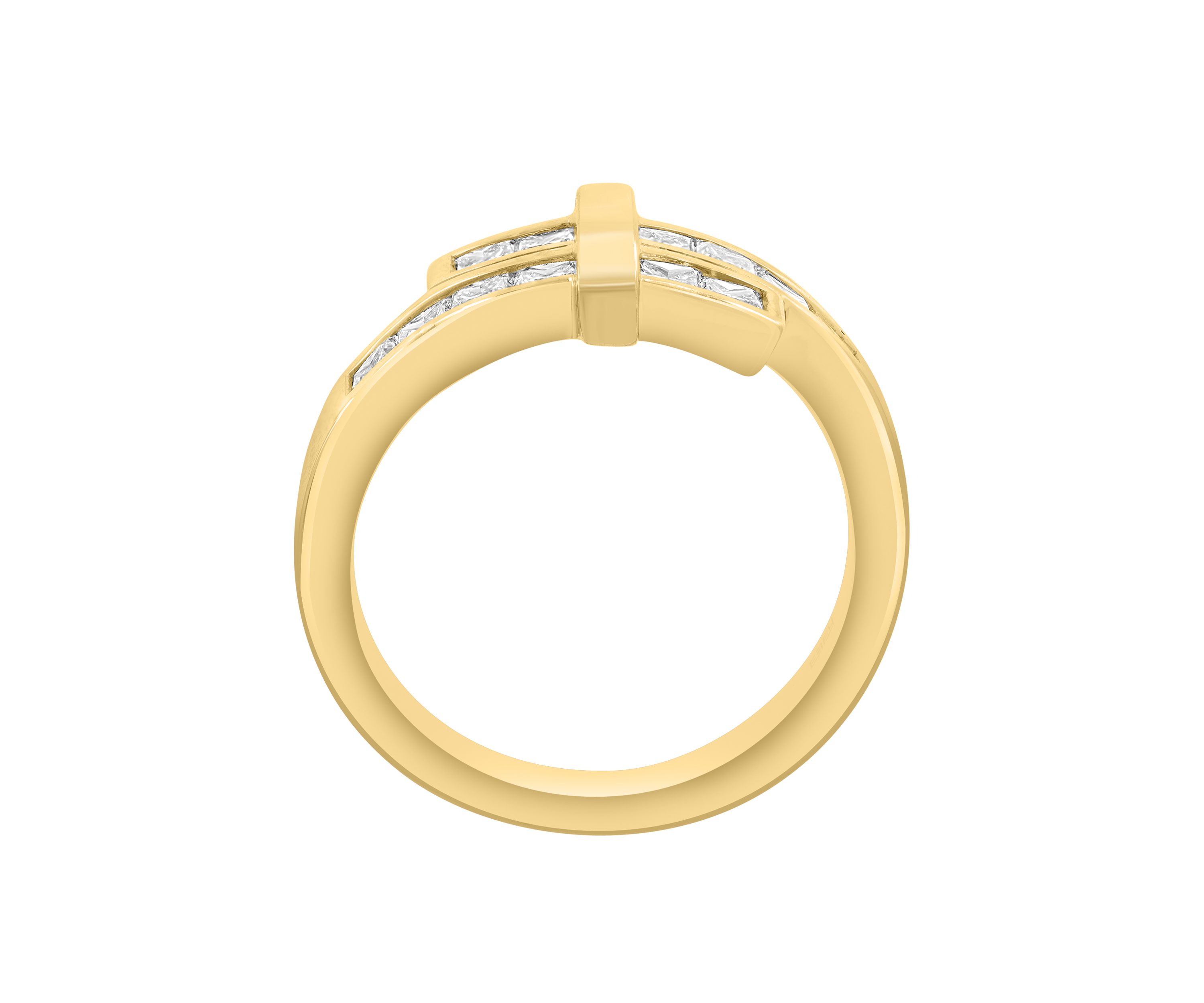 7/8 ct. t.w. Lab Grown Diamond Ring in 14K Yellow Gold