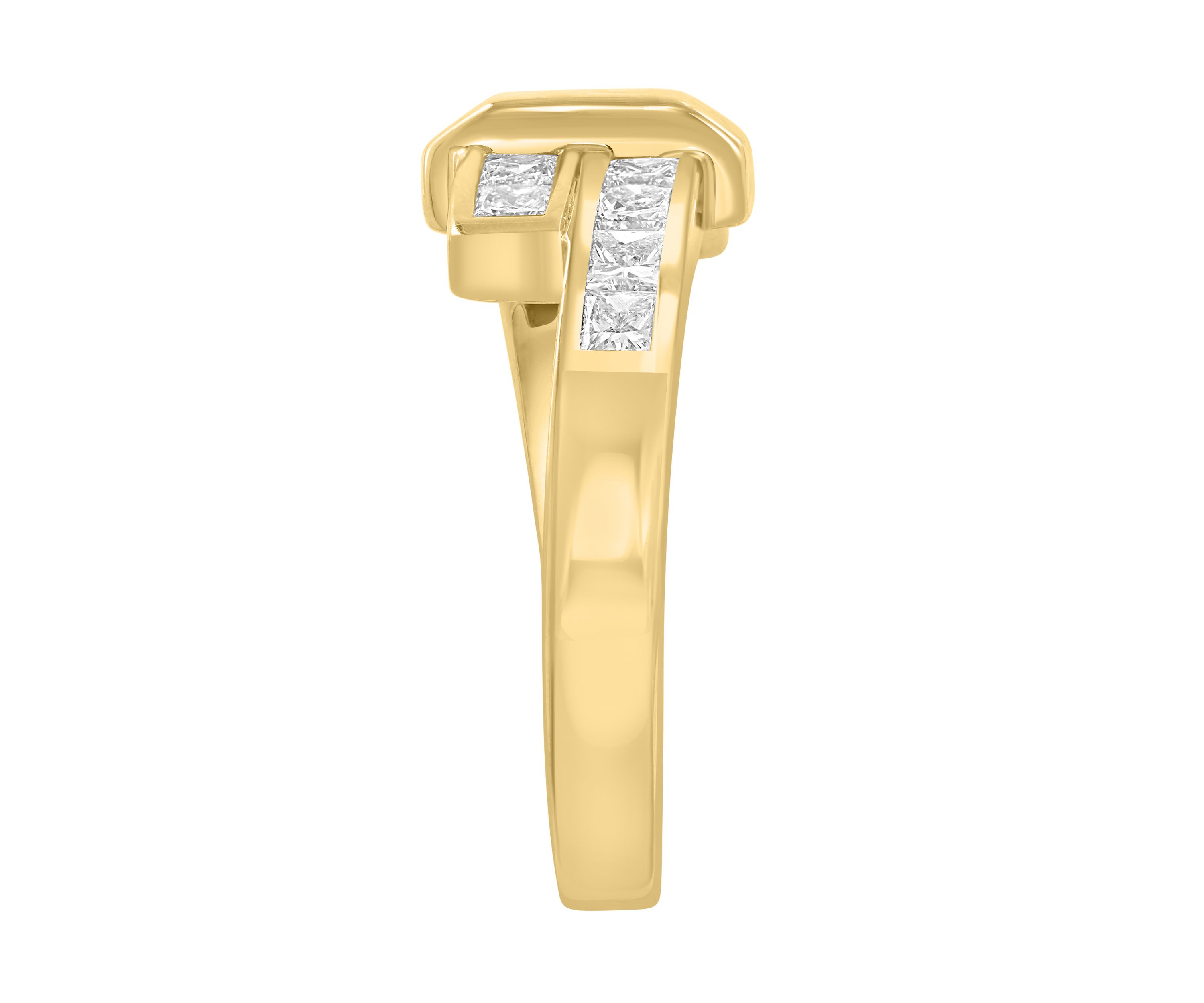 7/8 ct. t.w. Lab Grown Diamond Ring in 14K Yellow Gold