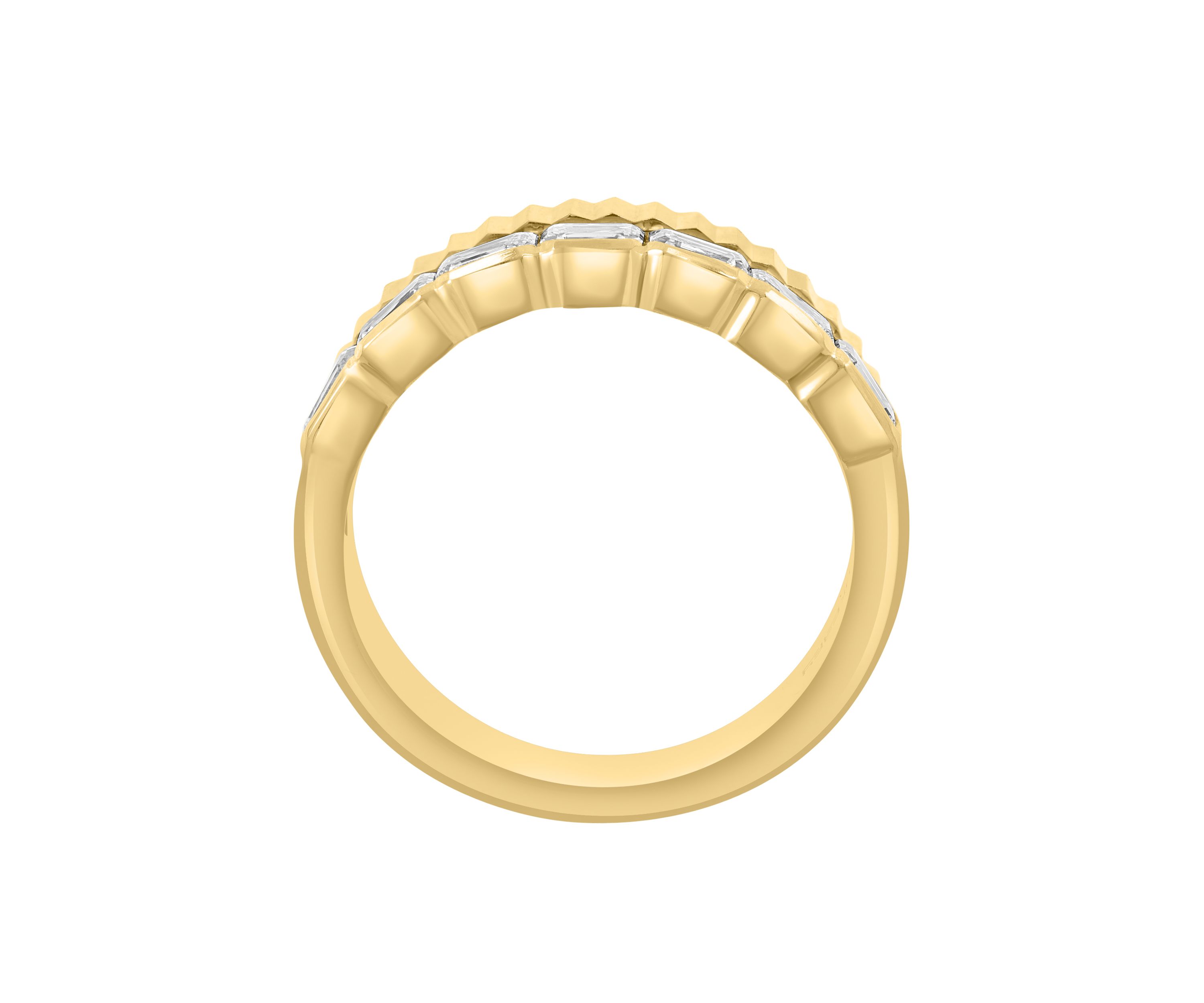 5/8 ct. t.w. Lab Grown Diamond Band Ring in 14K Yellow Gold