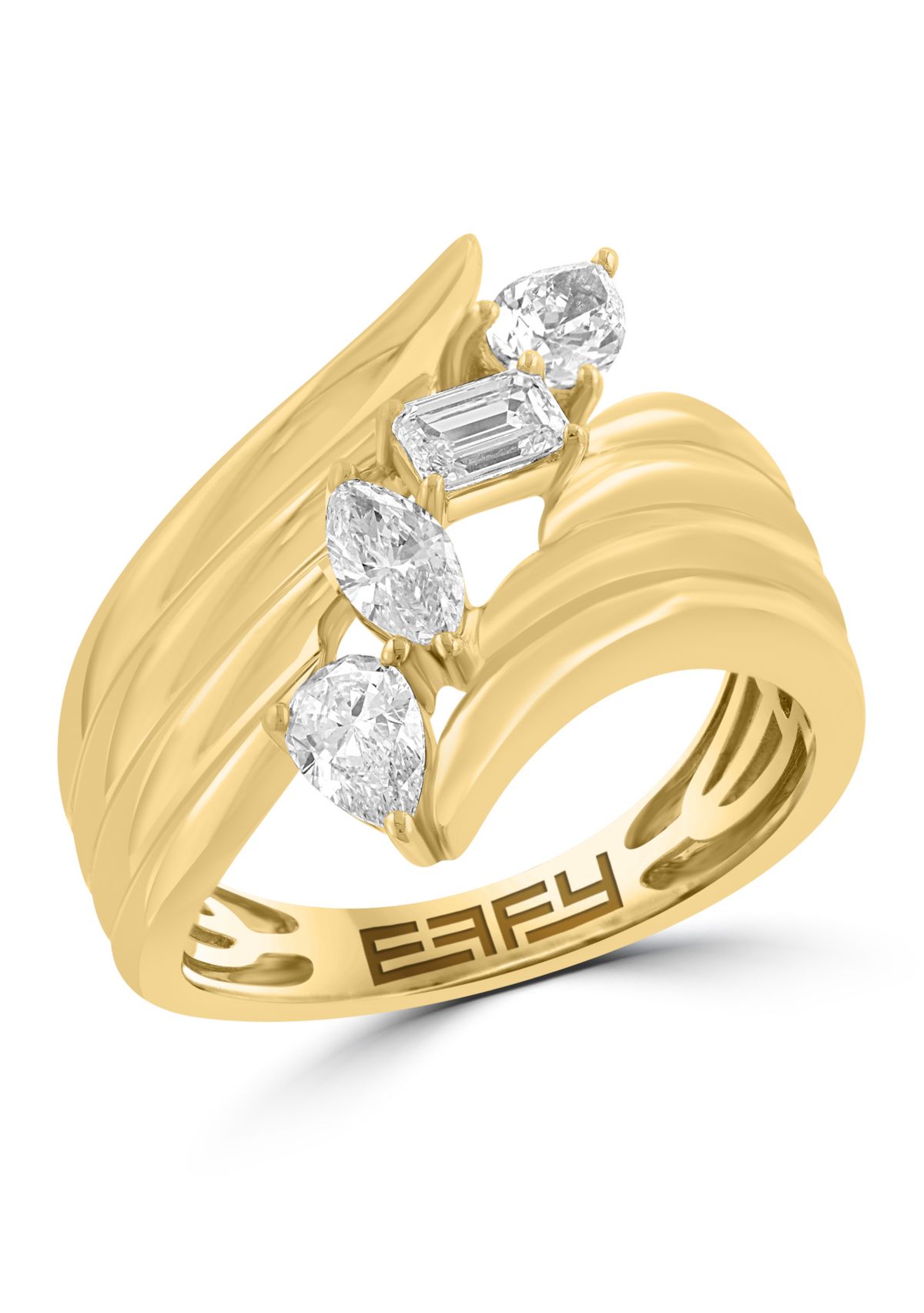 3/4 ct. t.w. Lab Grown Diamond Ring in 14K Yellow Gold