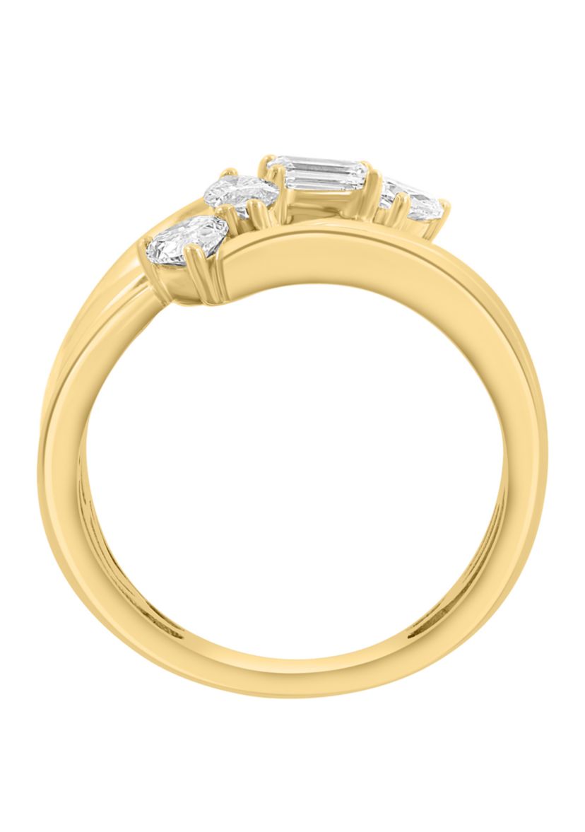 3/4 ct. t.w. Lab Grown Diamond Ring in 14K Yellow Gold