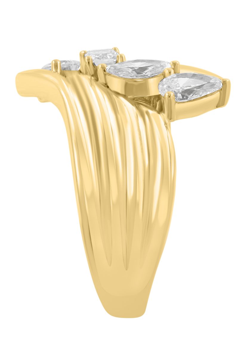 3/4 ct. t.w. Lab Grown Diamond Ring in 14K Yellow Gold