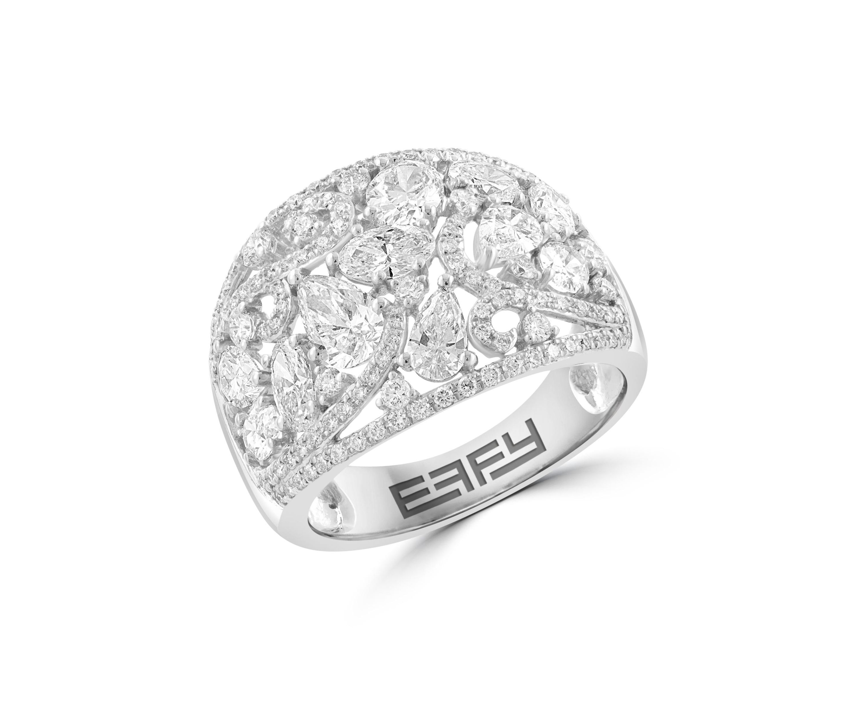 2.66 ct. t.w. Lab Grown Diamond Ring in 14K White Gold