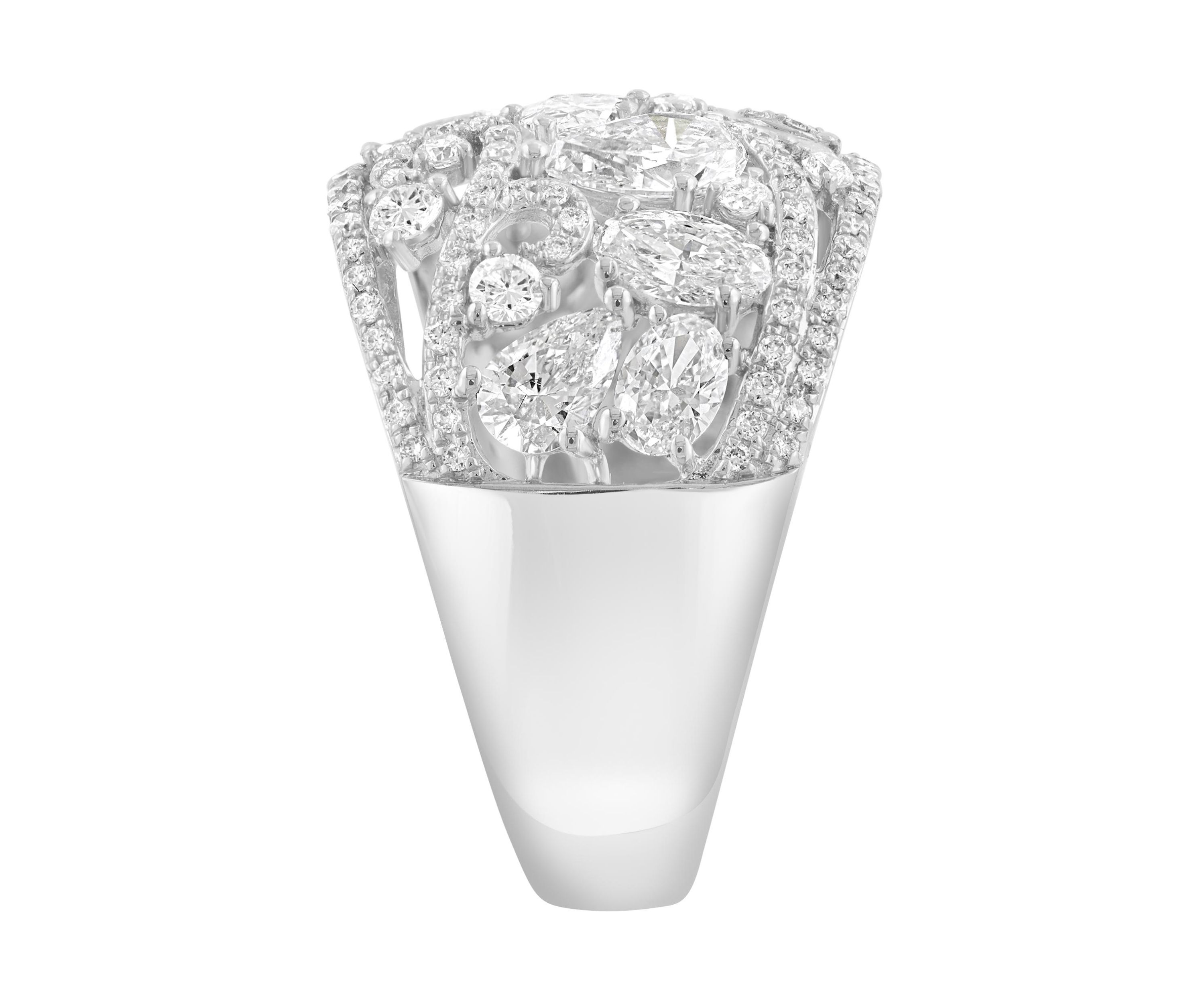 2.66 ct. t.w. Lab Grown Diamond Ring in 14K White Gold