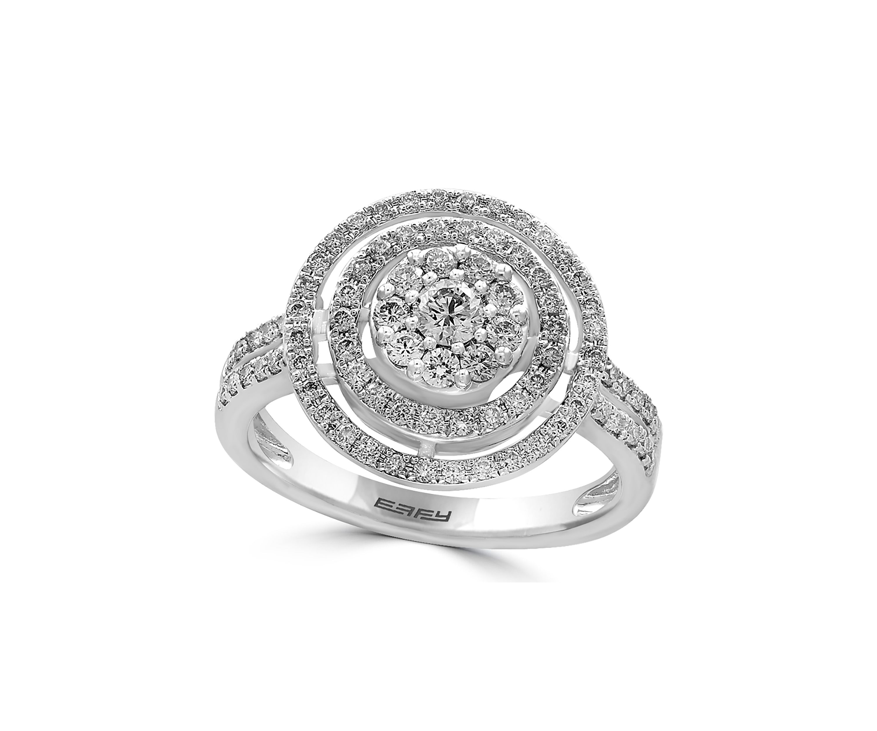 Lab Grown Silver Lab Diamond Ring