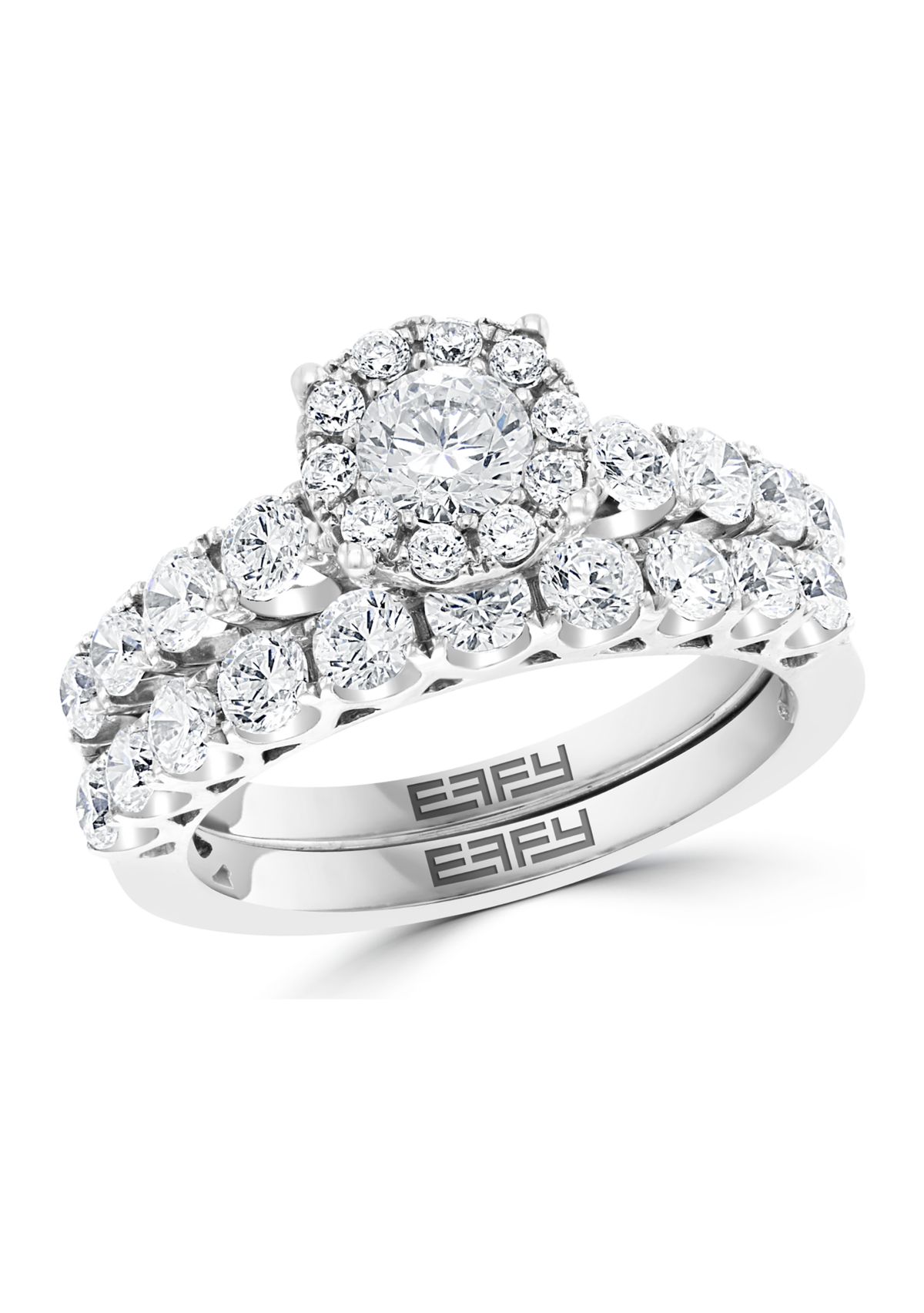 14k White Gold 1.94 ct. t.w.  Diamond Ring Set