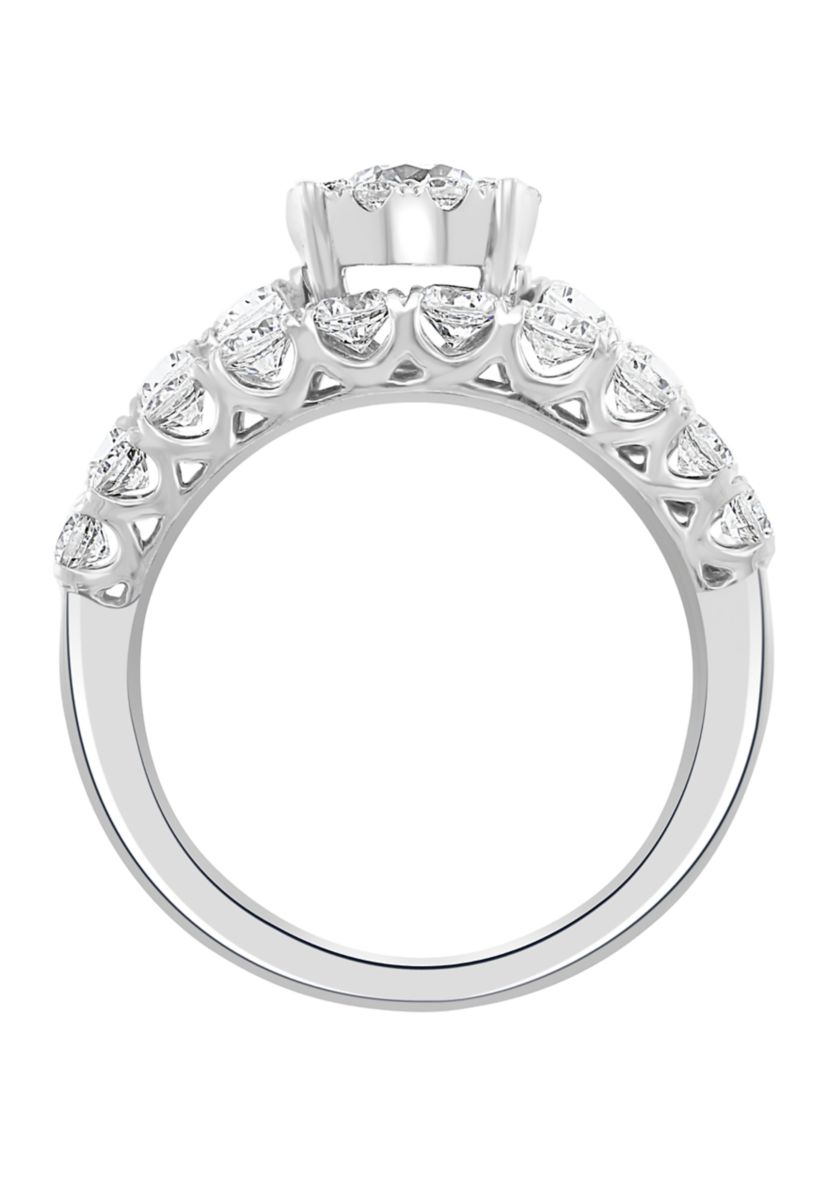 14k White Gold 1.94 ct. t.w.  Diamond Ring Set