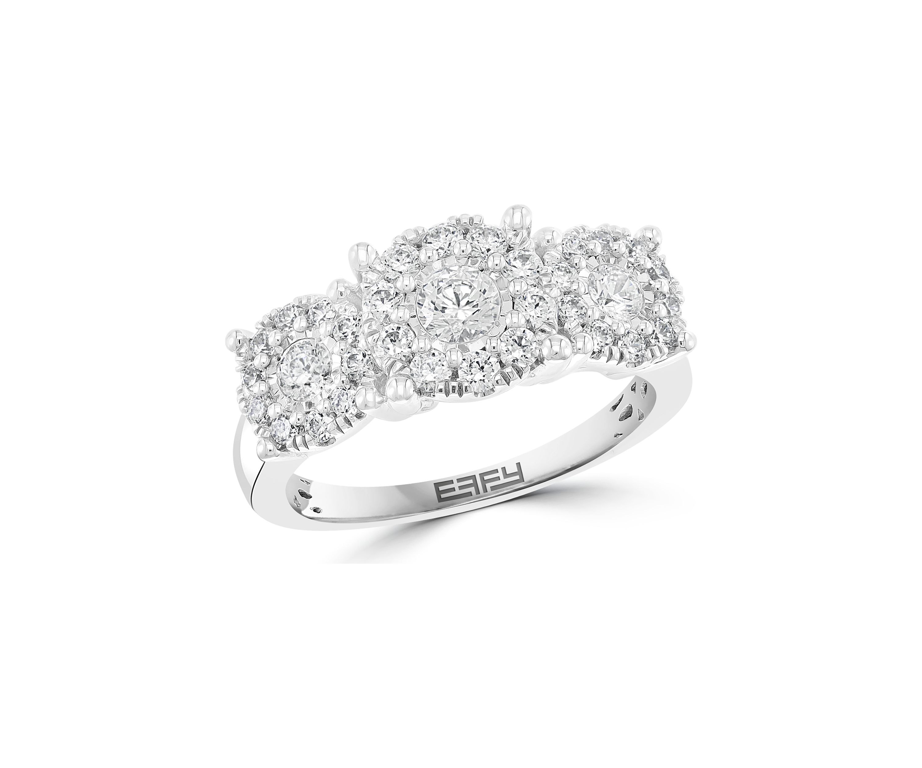 14K White Gold 1 ct. t.w. Diamond Ring