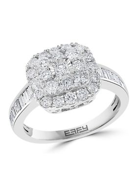 Effy 1.44 Ct. T.w. Diamond Miracle Ring In 14K White Gold