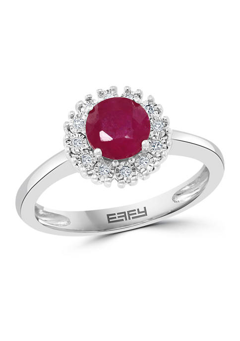 Effy® 1 ct. t.w. Natural Ruby with 1/10