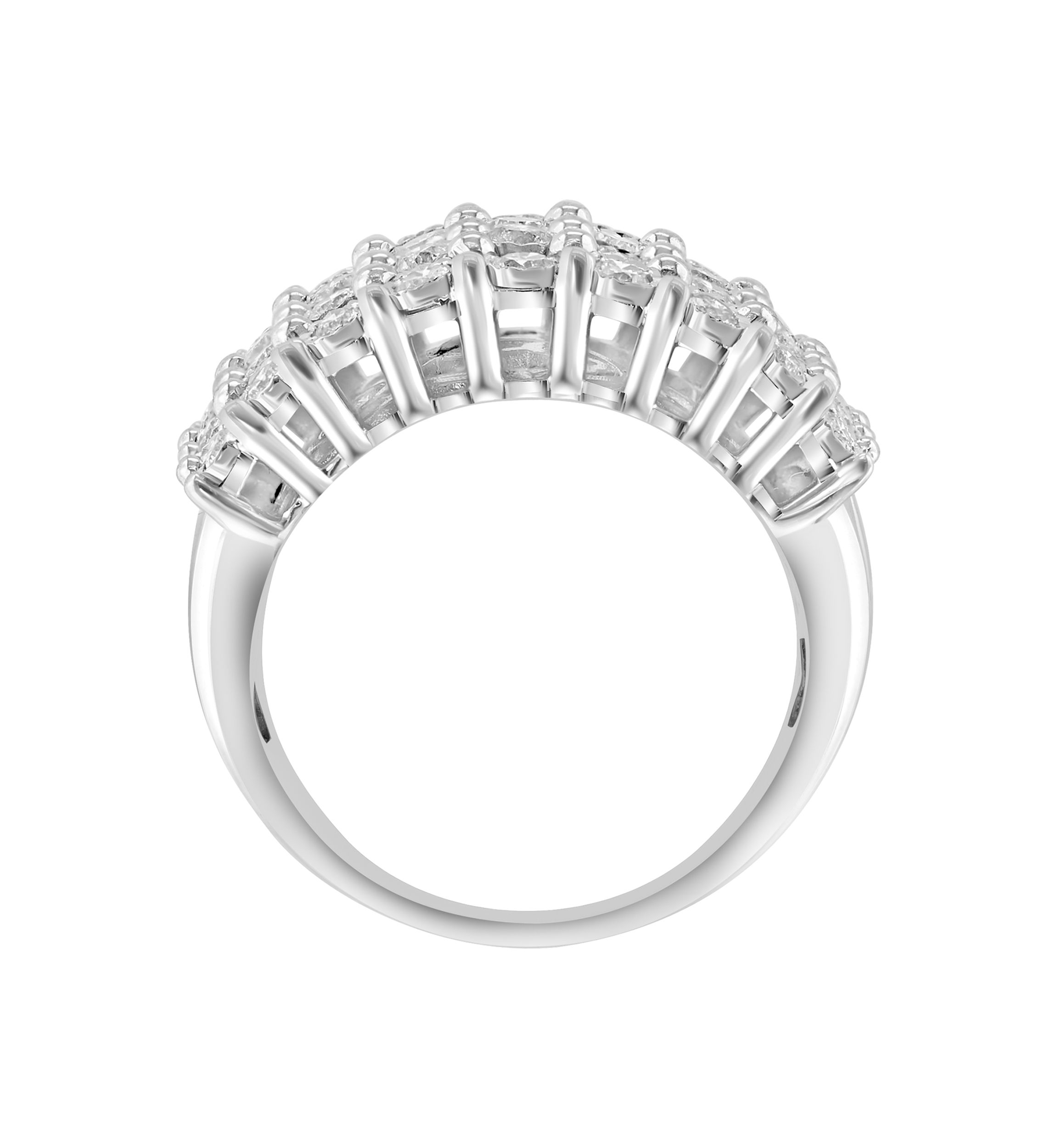 1 ct. t.w. Diamond Statement Ring in Sterling Silver