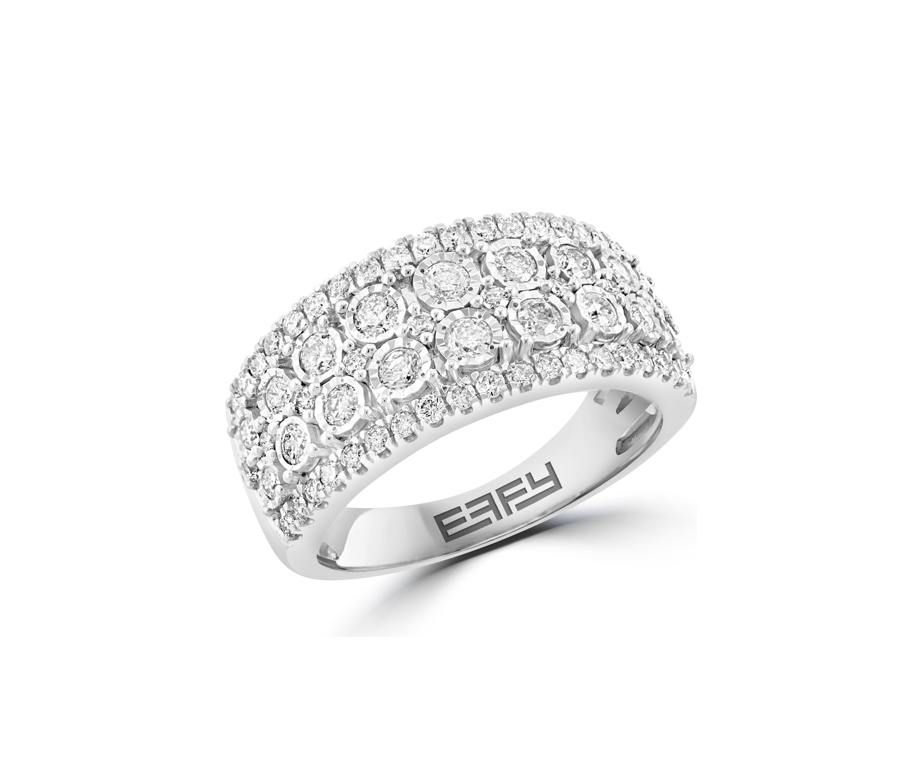 14K White Gold Diamond Ring