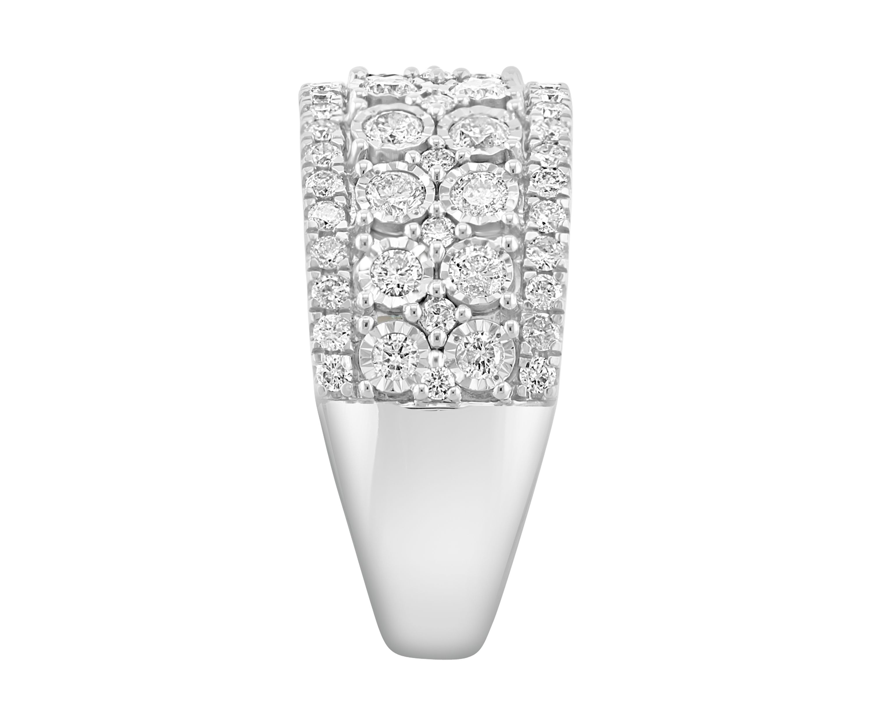 14K White Gold Diamond Ring