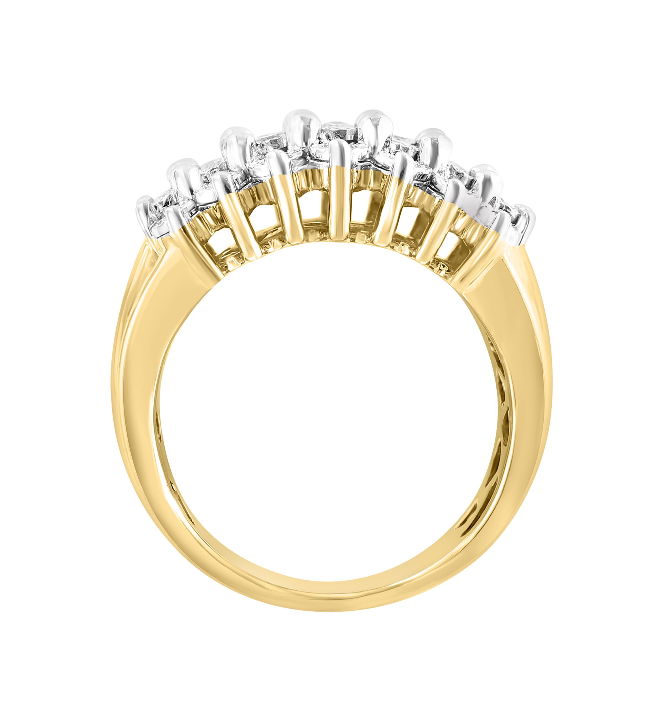 1/2 ct. t.w. Diamond Ring in Gold Over Sterling Silver 