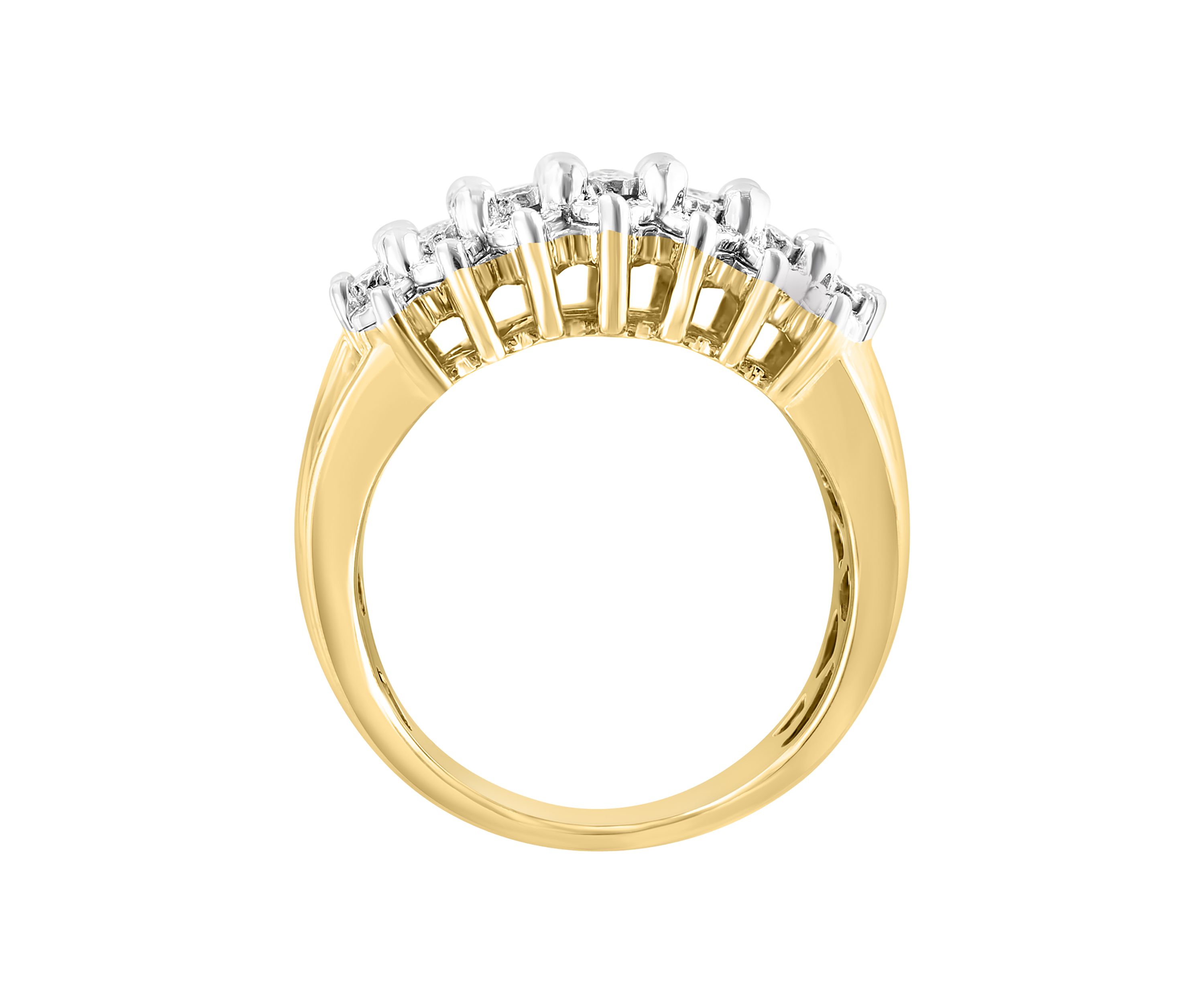 1/2 ct. t.w. Diamond Ring in Gold Over Sterling Silver 