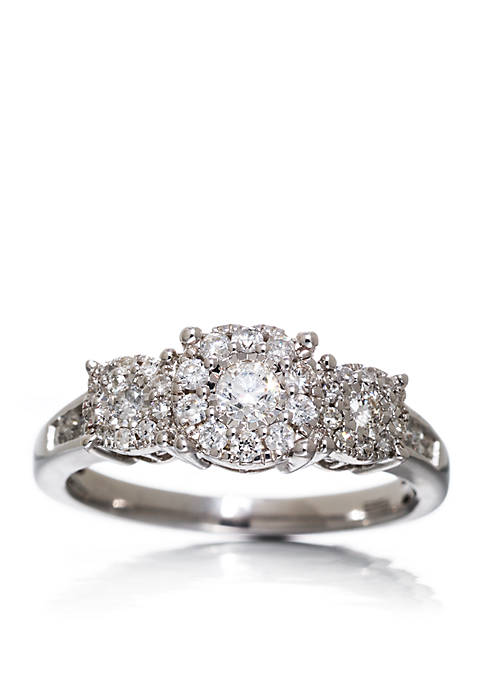 Effy® 0.49 ct. t.w. 3-Stone Diamond Ring in