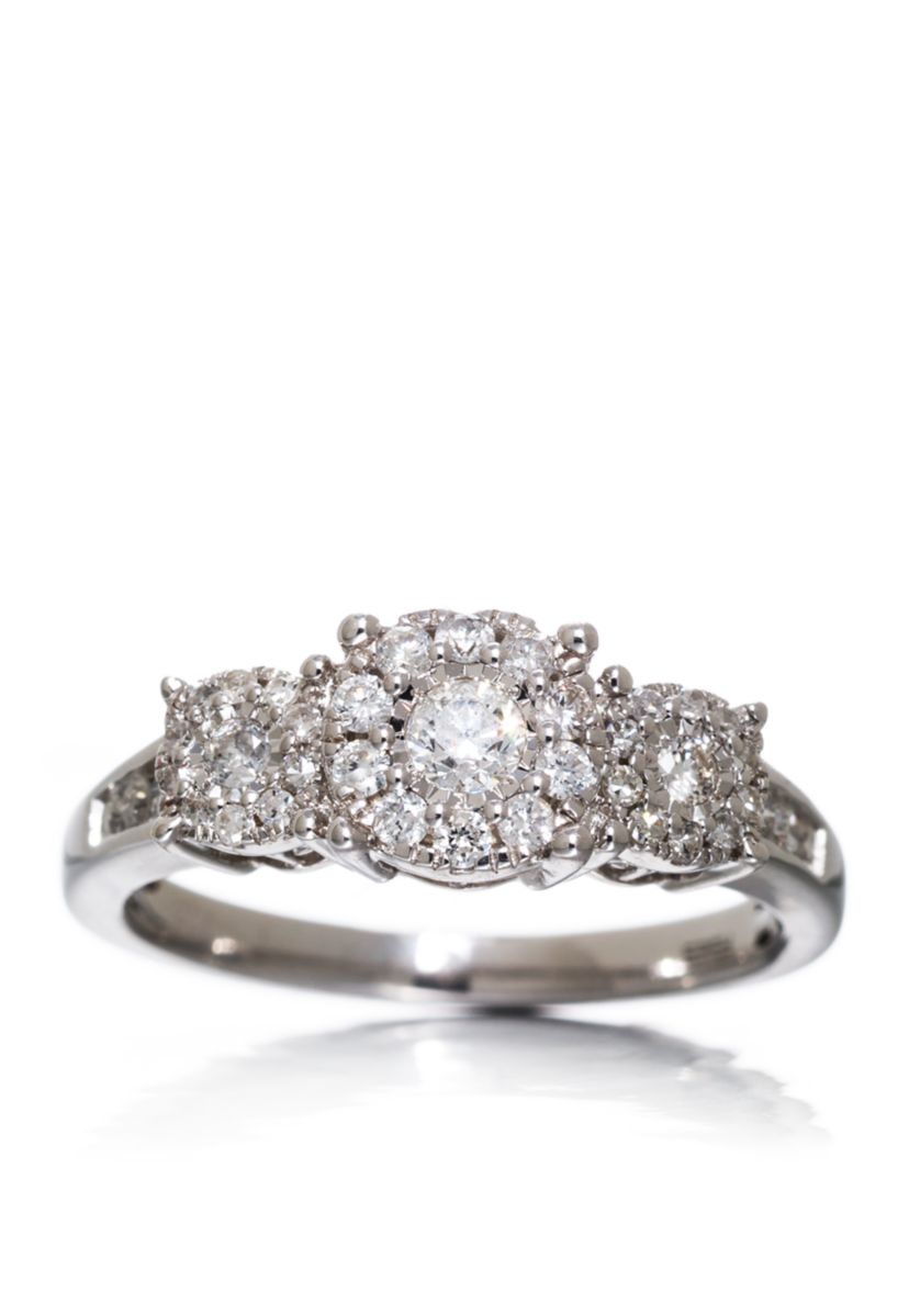 1/2 ct. t.w. Diamond Ring in Sterling Silver