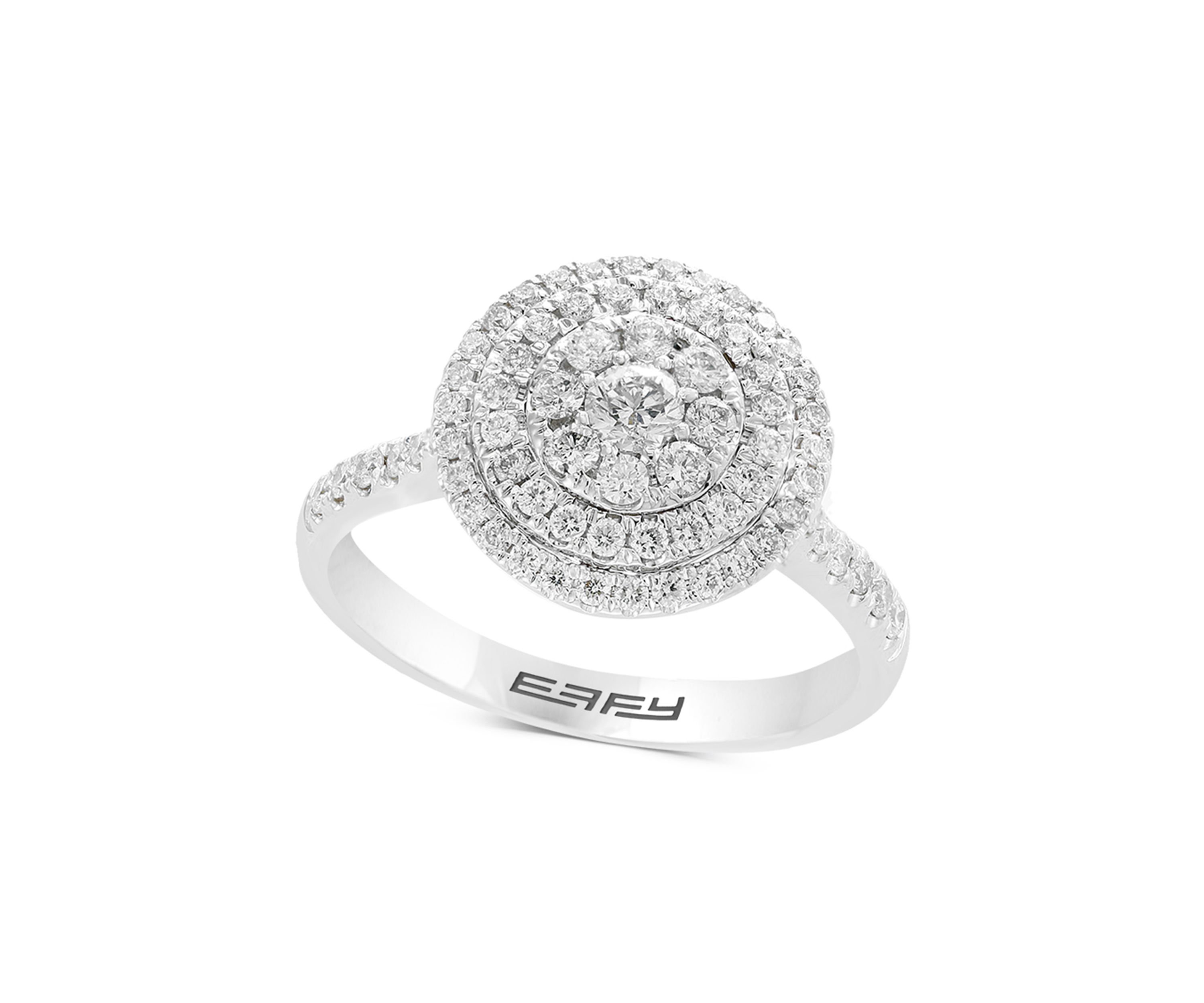 5/8 ct. t.w. Cluster Diamond Ring in 14K White Gold
