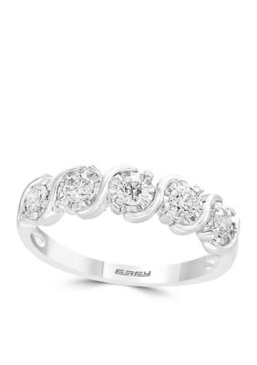 Effy 1/2 ct. t.w. Diamond Miracle Band in 14k White Gold, 7 -  0191120128221