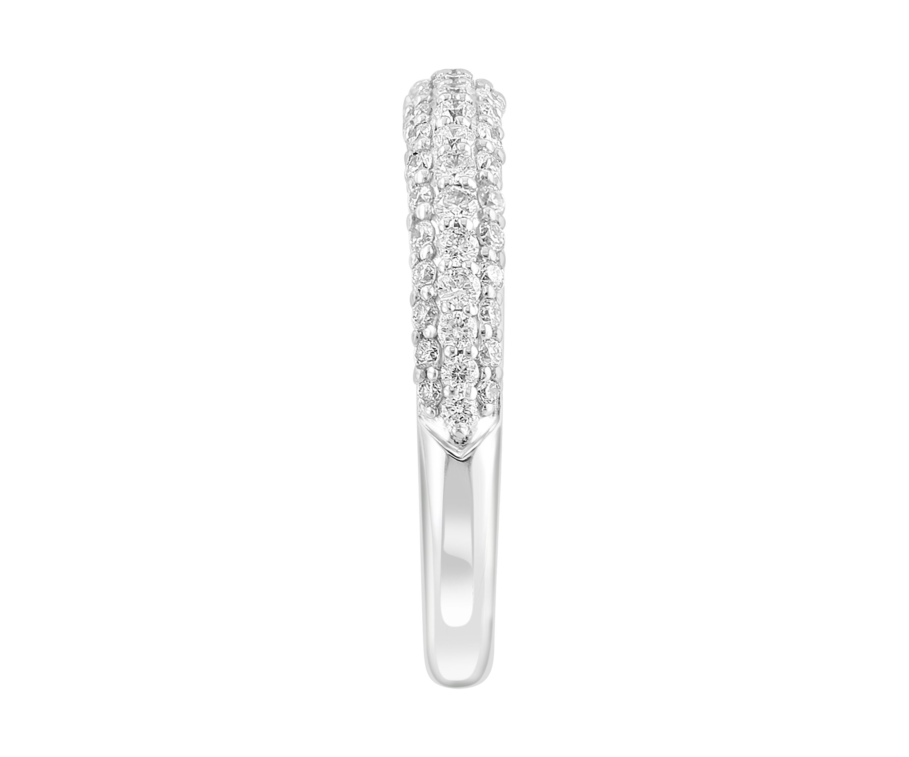 1/2 ct. t.w. Diamond Band in 14K White Gold