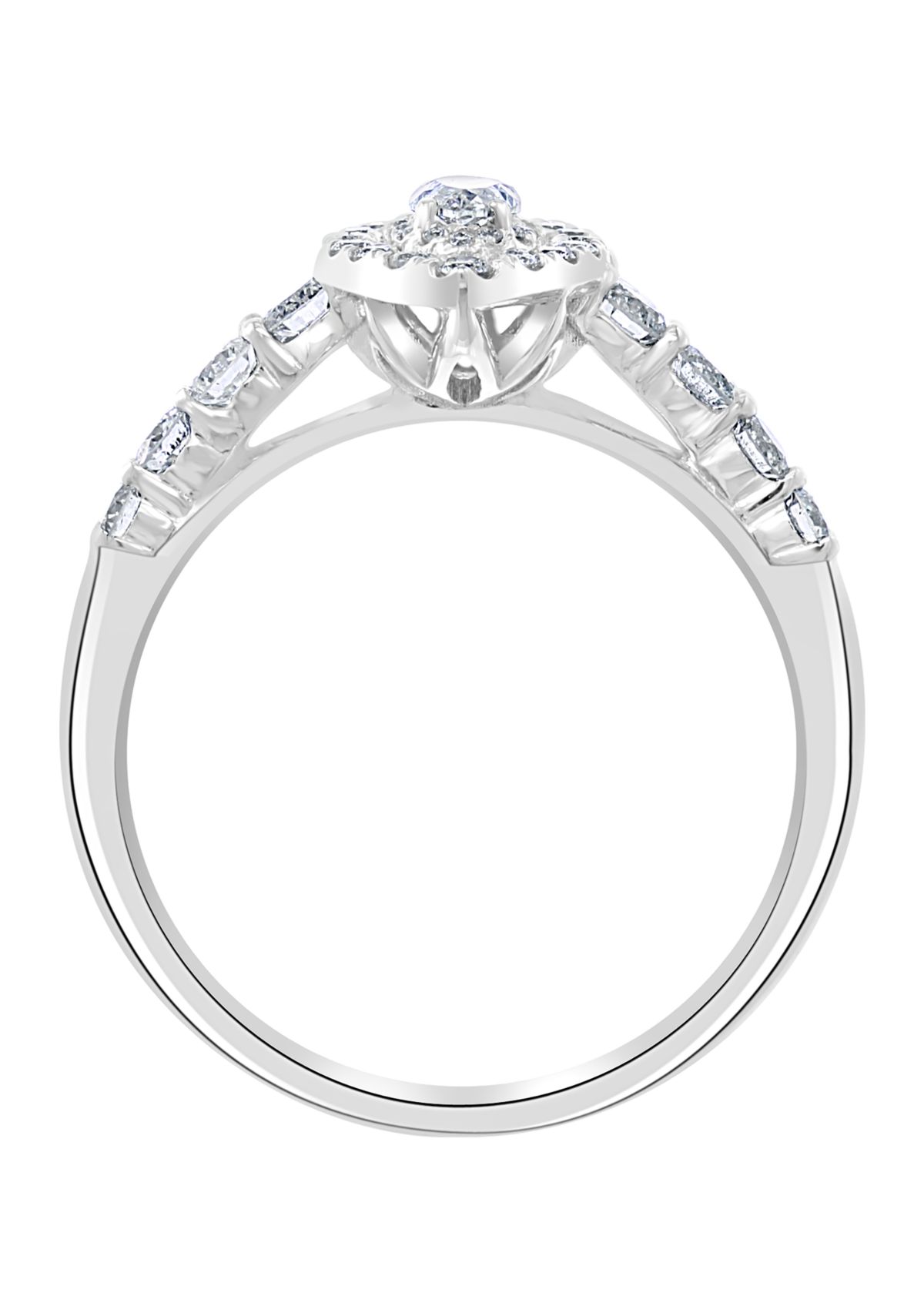 3/4 ct. t.w. Diamond Ring in 14K White Gold