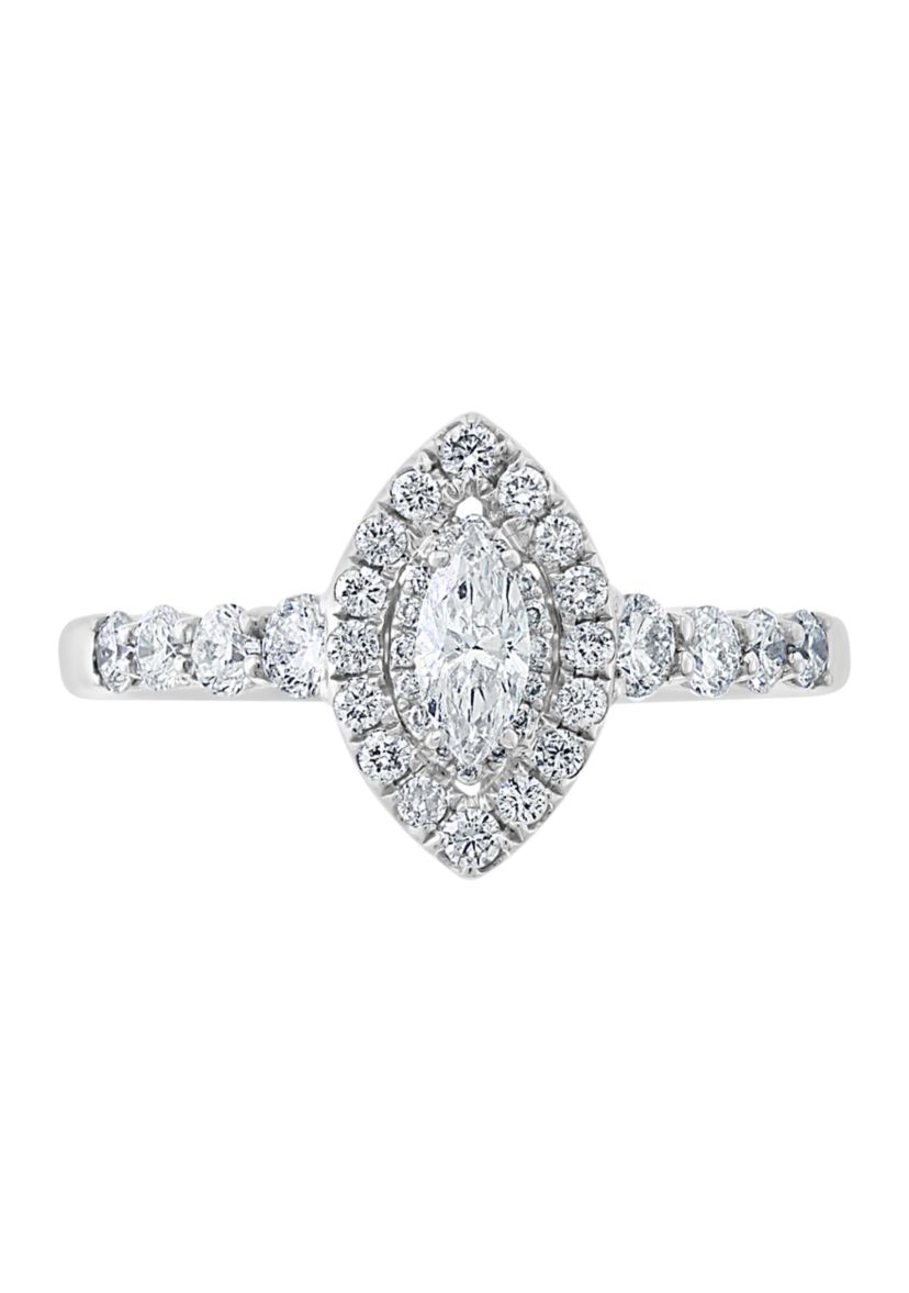 3/4 ct. t.w. Diamond Ring in 14K White Gold