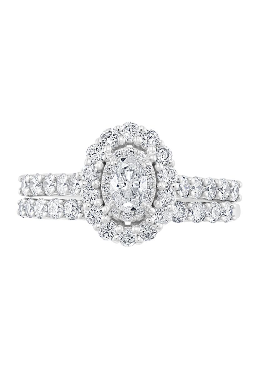 1.48 ct. t.w. Diamond Set Ring in 14K White Gold
