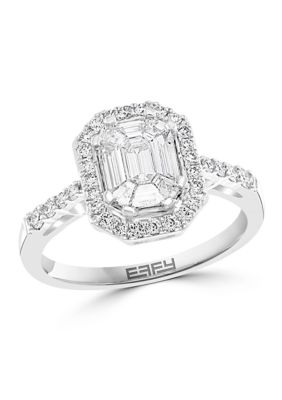 Effy 3/4 Ct. T.w. Diamond Ring In 14K White Gold