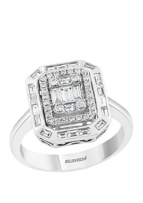 Effy 3/4 Ct. T.w. Diamond Ring In 14K White Gold, 7 -  0191120303277