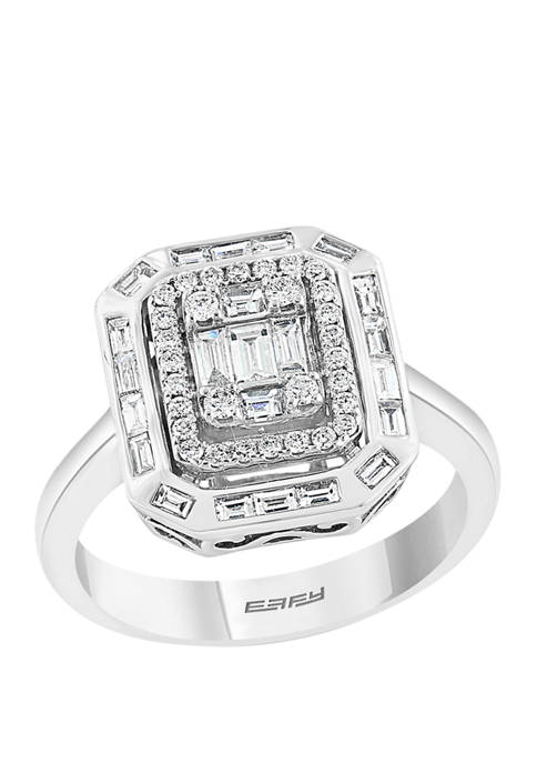 3/4 ct. t.w. Diamond Ring in 14K White Gold