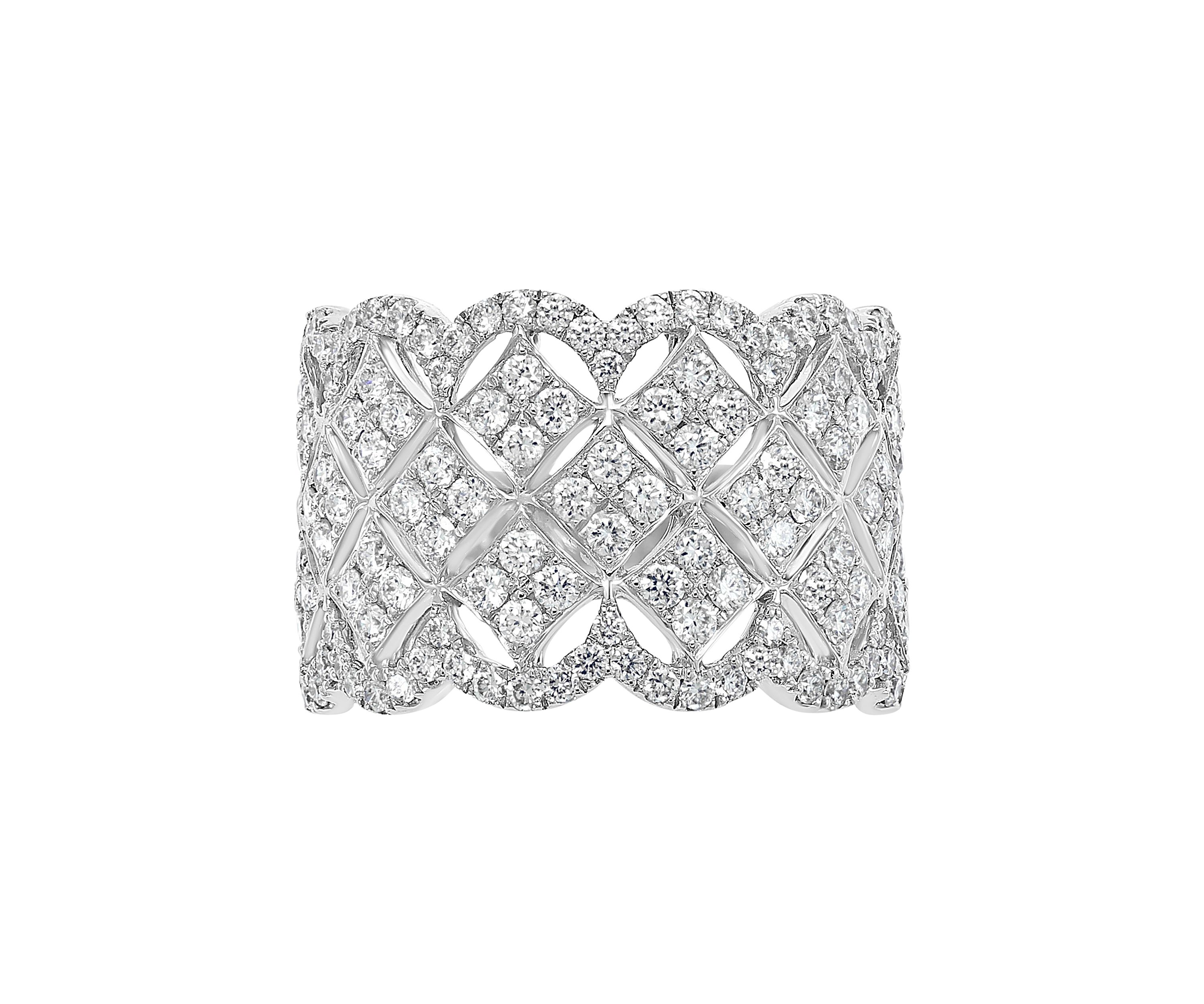 1.58 ct. t.w. Diamond Ring in 14K White Gold 