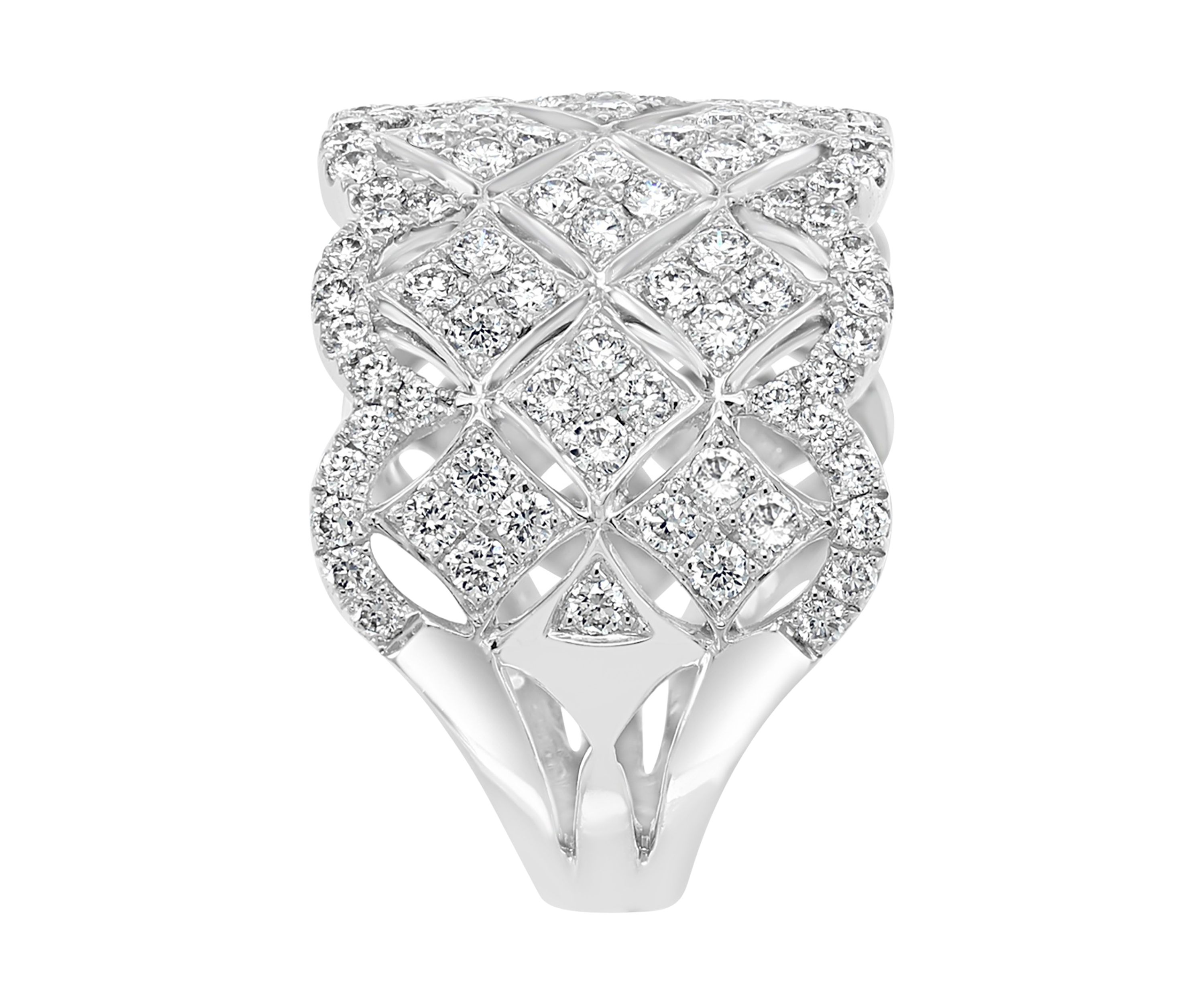  1.58 ct. t.w. Diamond Ring in 14K White Gold 