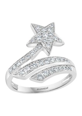Effy 3/8 Ct. T.w. Diamond Ring In 14K White Gold